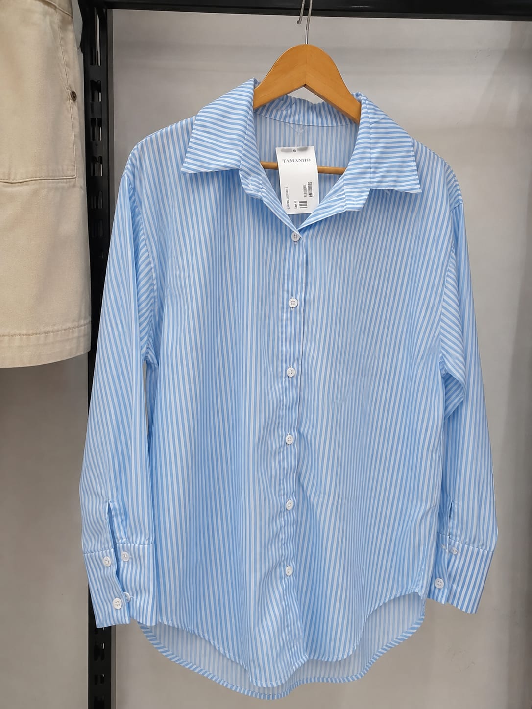CAMISA LONGUETE AZUL 