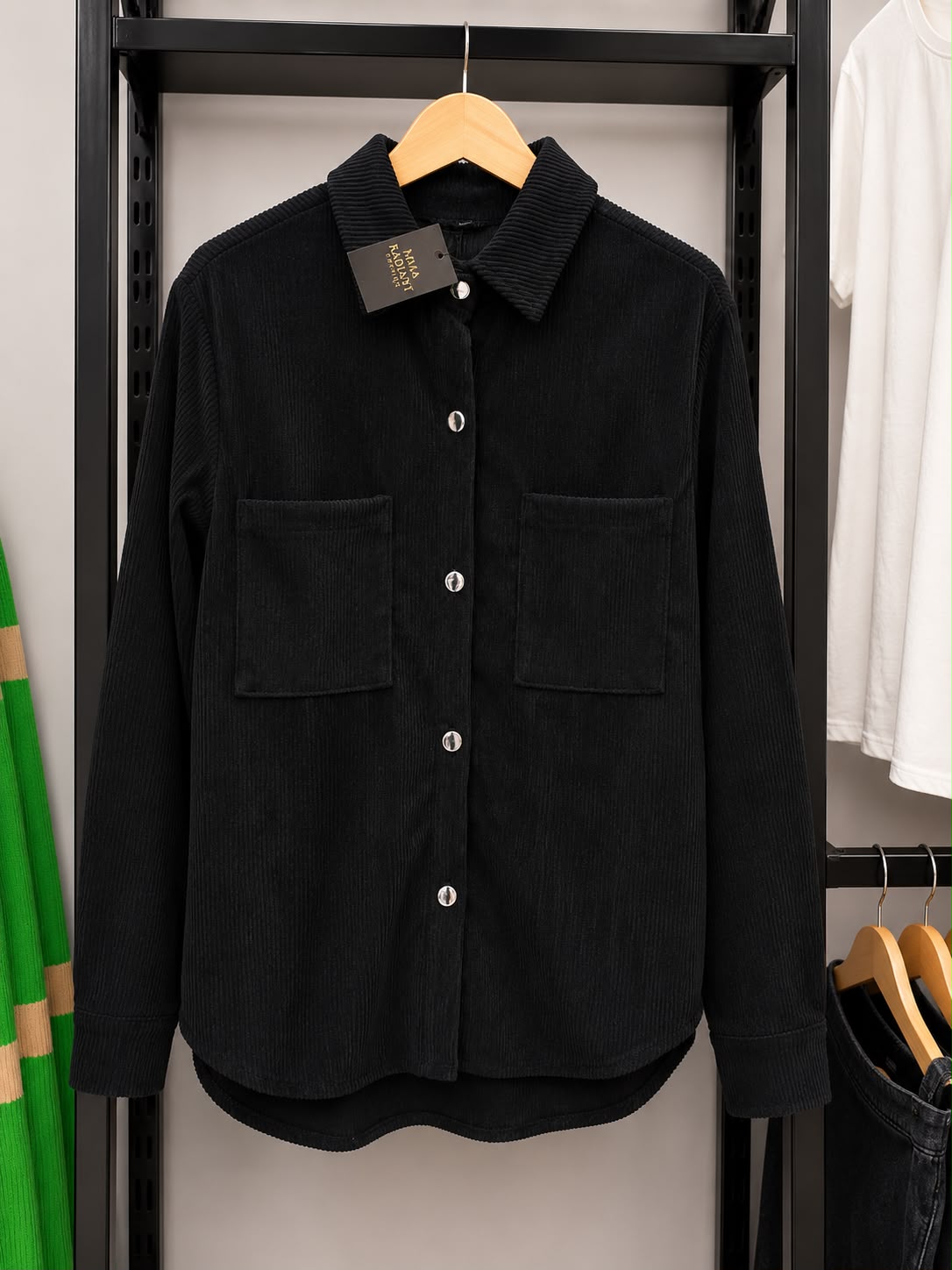 CAMISA LONGUETE PRETA 