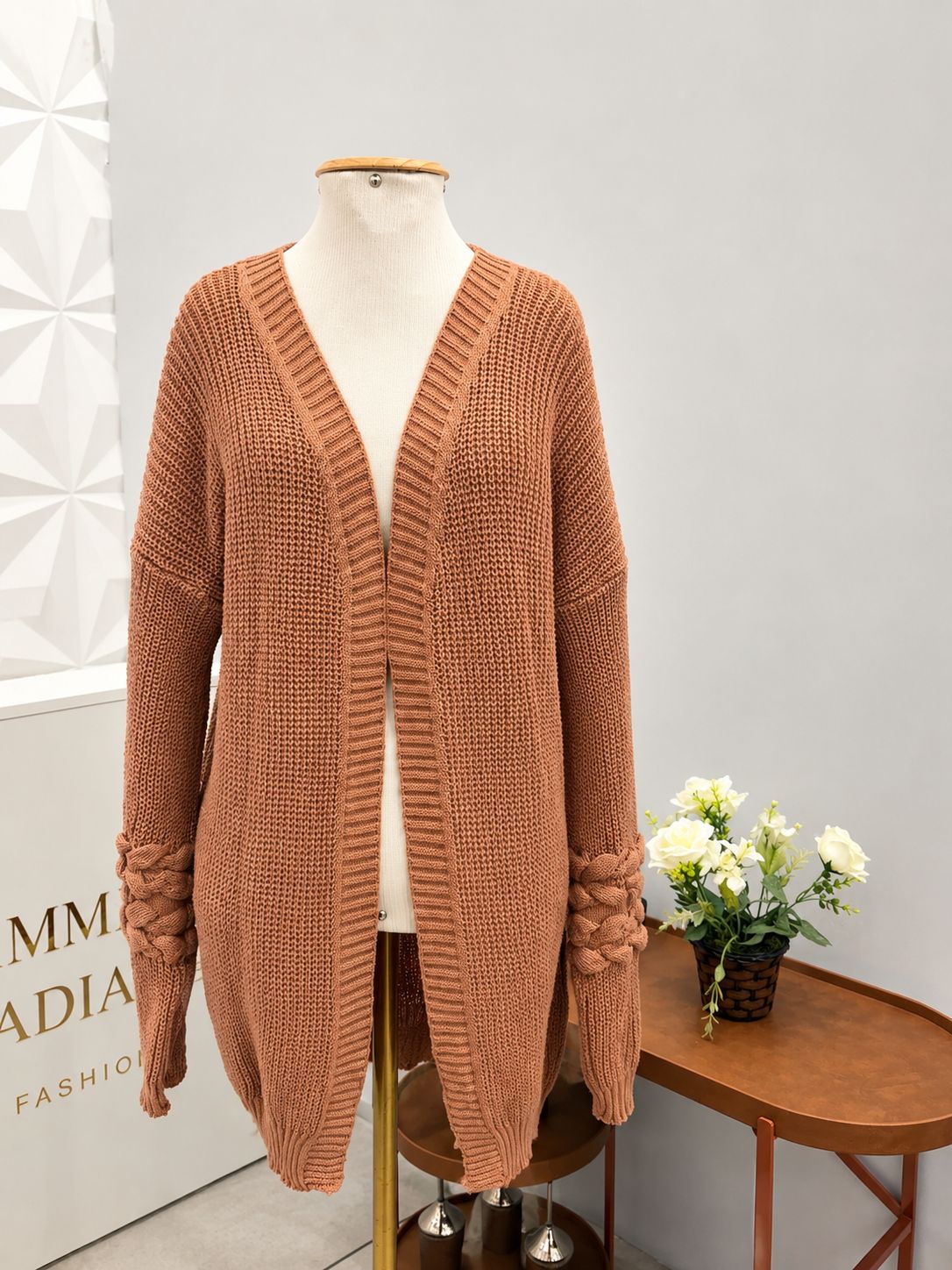 CARDIGAN TRANÃA - CARAMELO