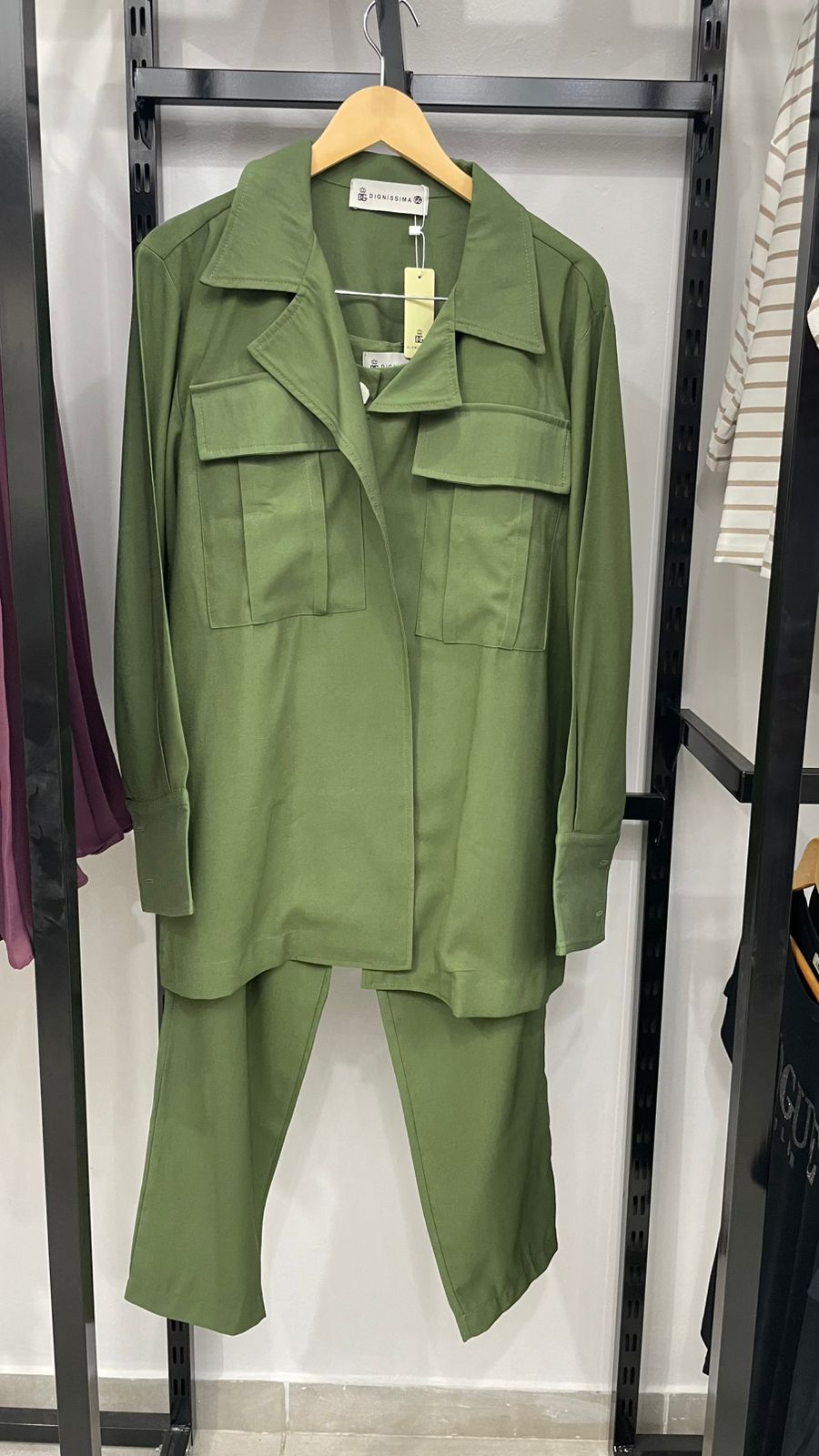 CONJUNTO ALFAIATARIA VERDE