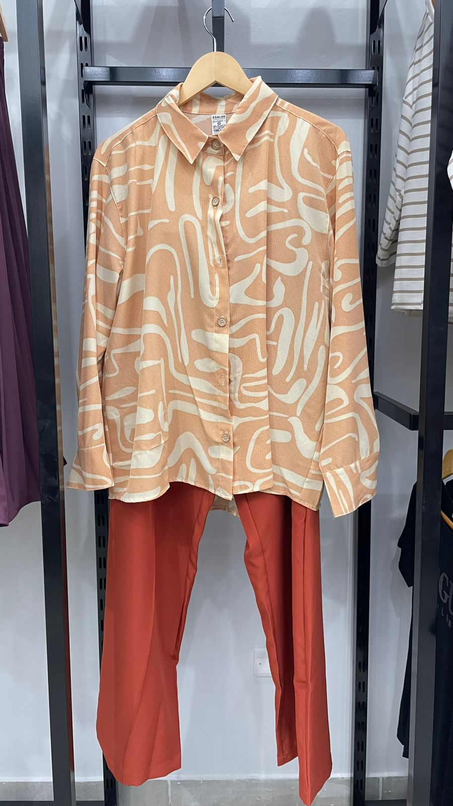 CONJUNTO PLUZ SIZE LARANJA