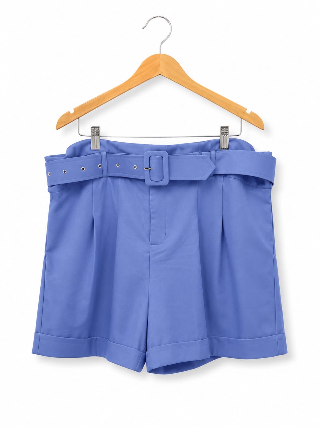 SHORTS AZUL PLUS SIZE