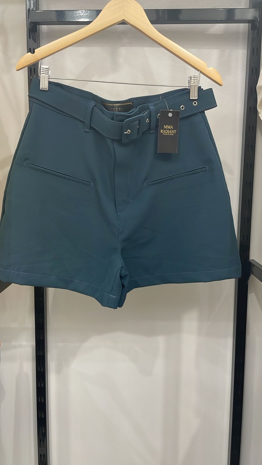 SHORTS AZUL PRUSIA C/ CINTO