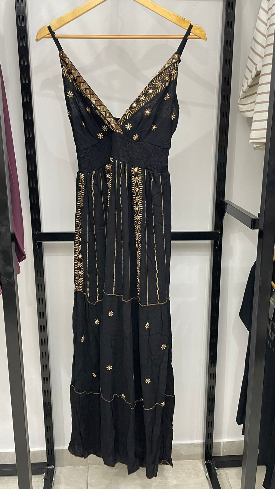 VESTIDO INDIA PRETO