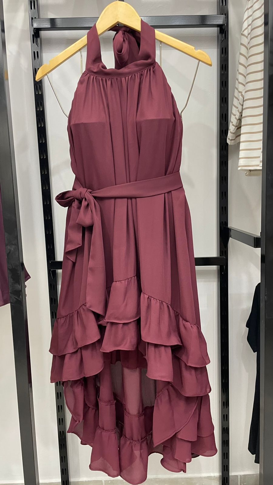 VESTIDO VINHO