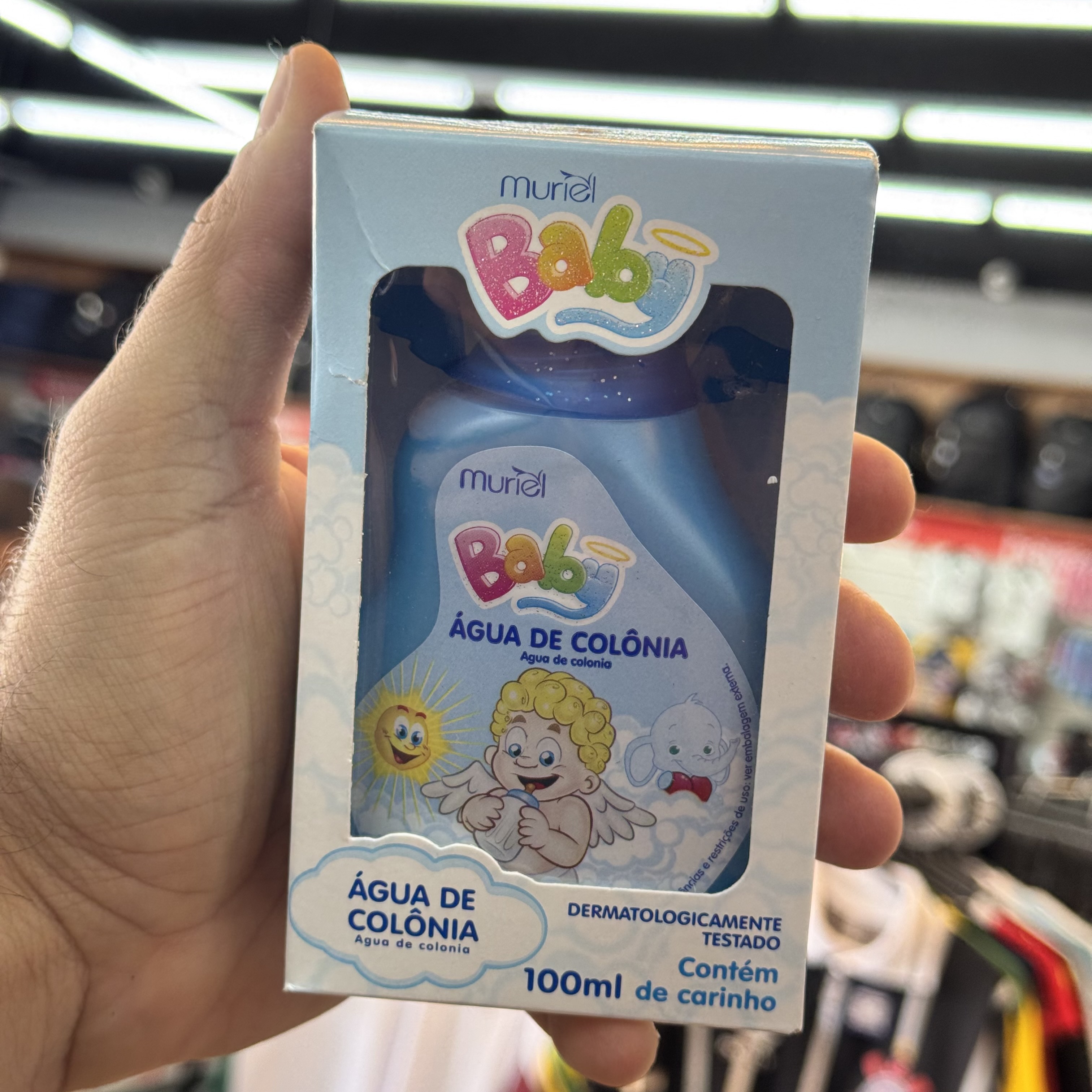 Água de Colônia Baby Muriel 100ml Azul