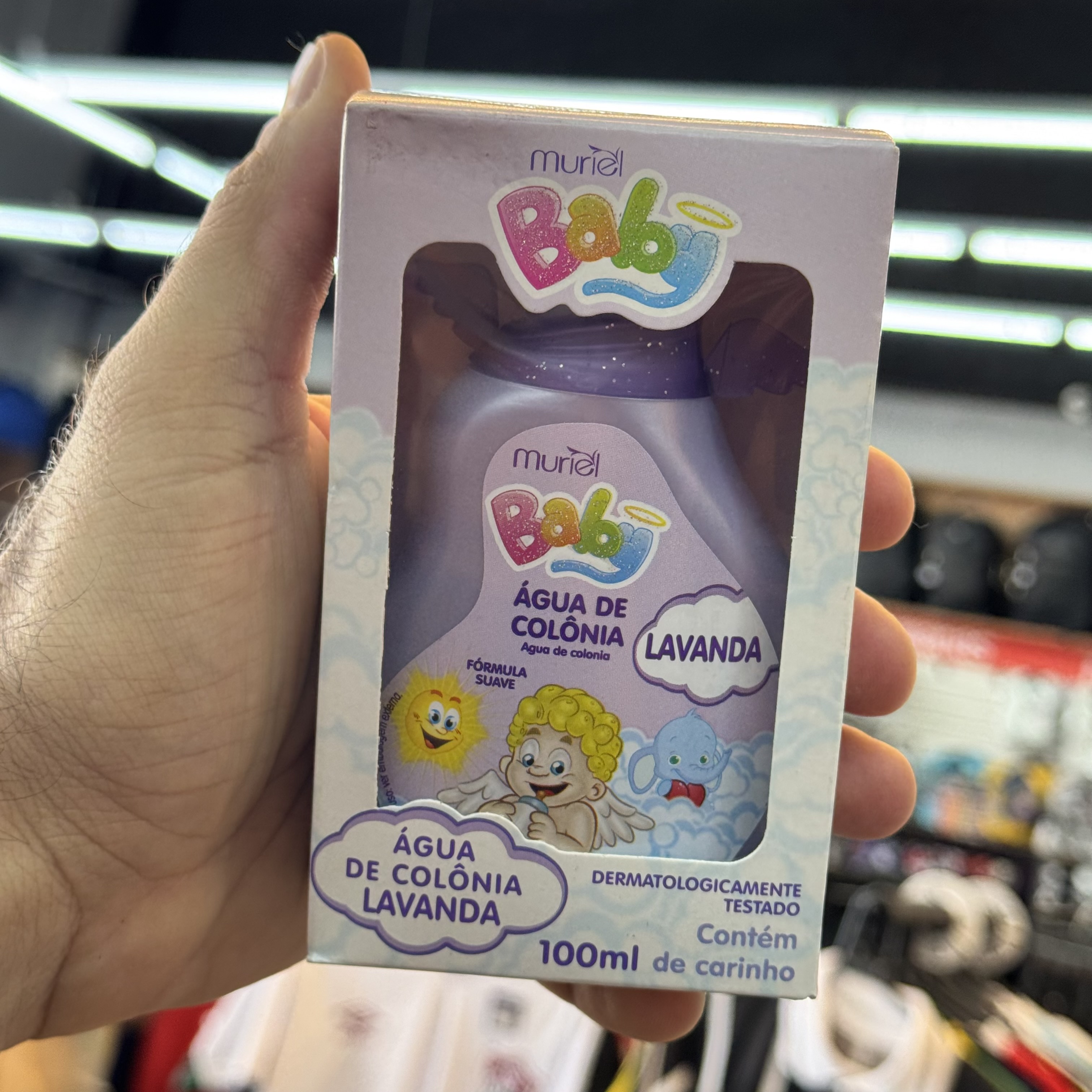 Água de Colônia Baby Muriel 100ml Lavanda