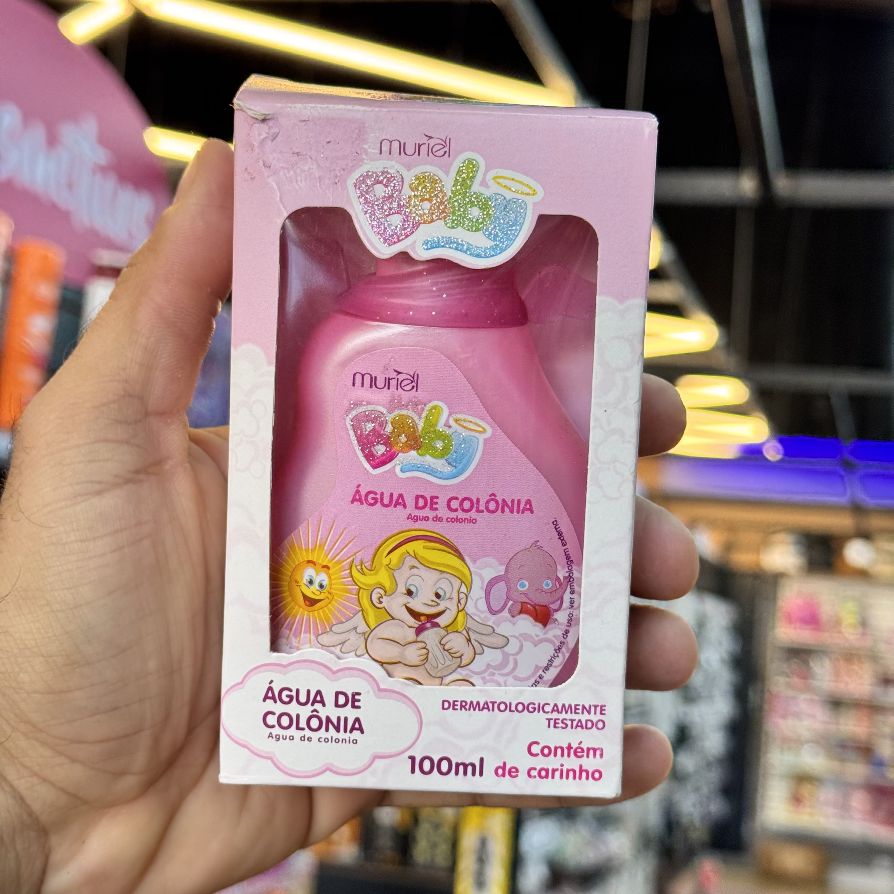Água de Colônia Baby Muriel 100ml Rosa