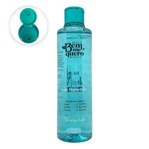 Água Micelar Acido Hialuronico bem me quero Bella Makeup 