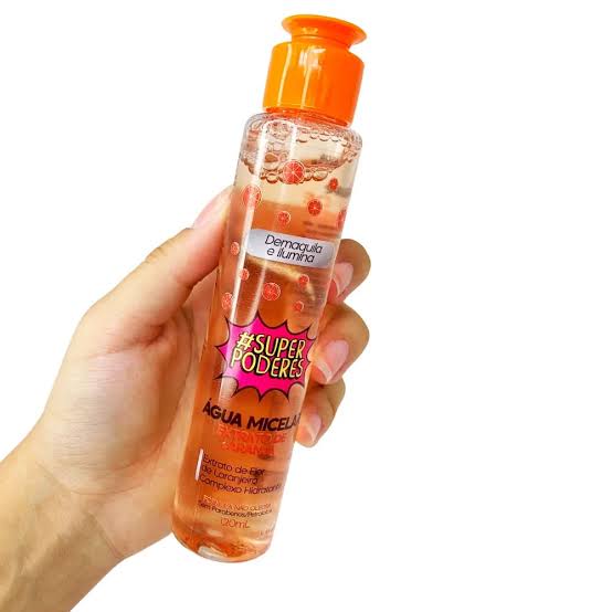 Água micelar extrato de laranja super poderes 120ml amicsp04