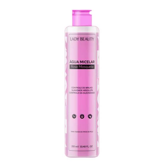 Água Micelar Rosa Mosqueta Lady Beauty 310ml