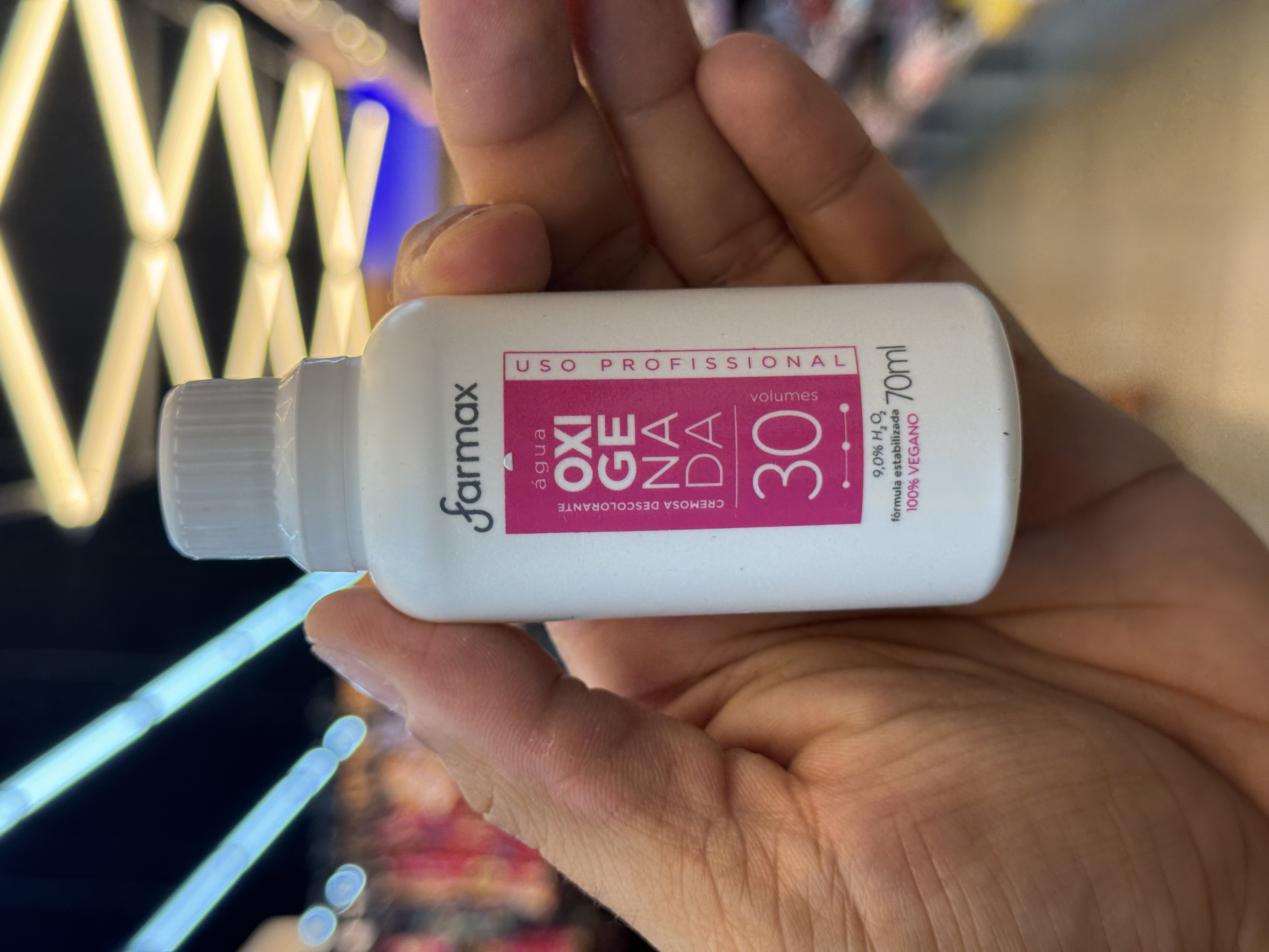 Água Oxigenada 30 Volumes Farmax 90ml