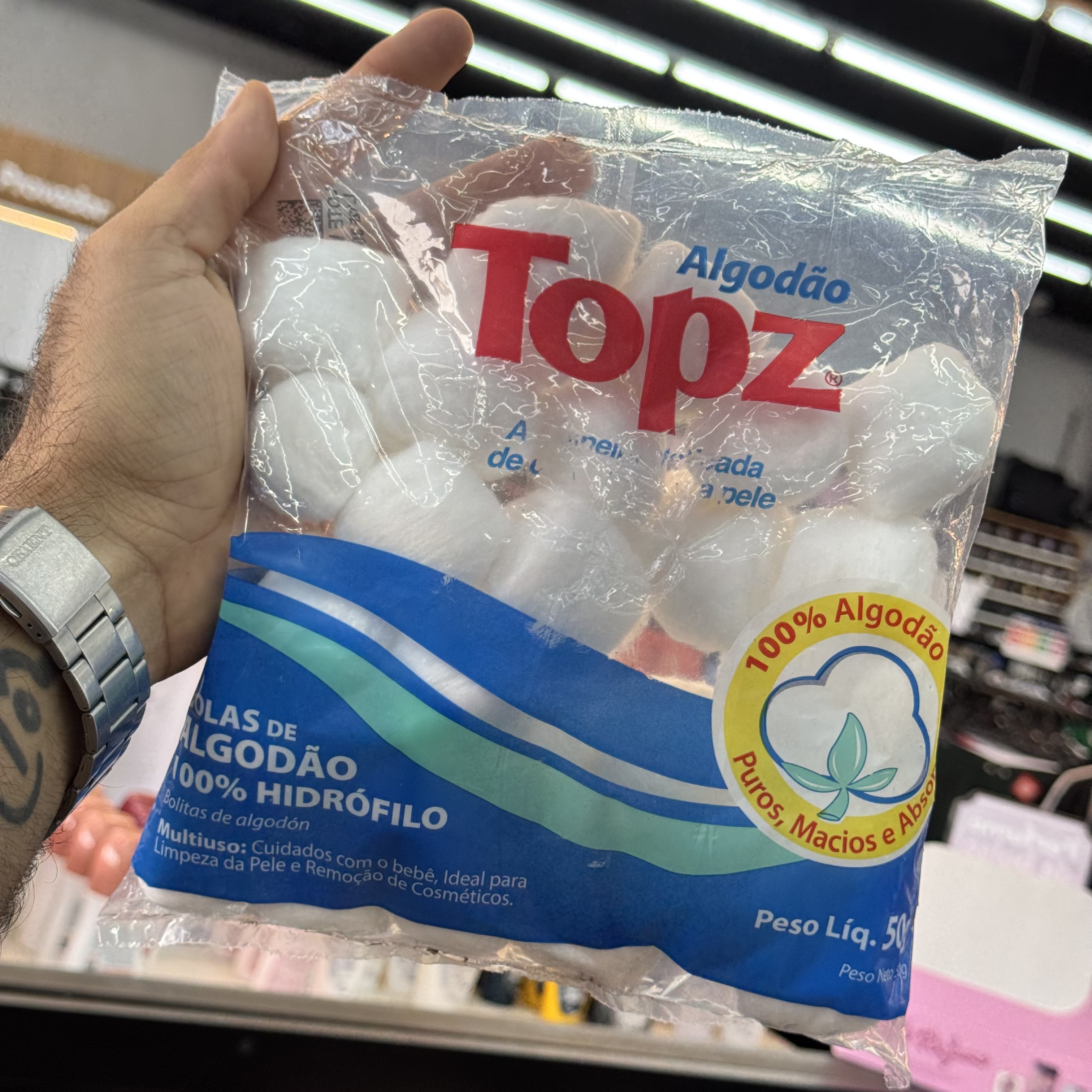 ALGODAO TOPZ BOLA 50GR