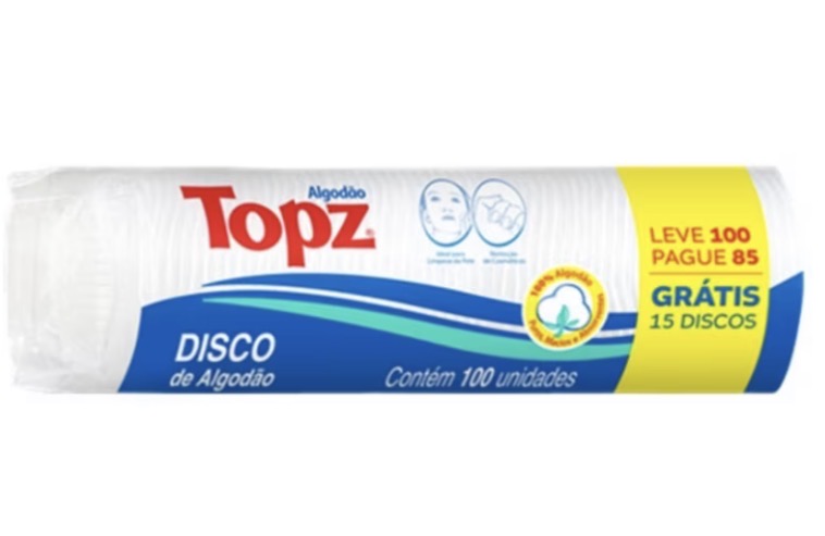Algodão Topz Disco 100 unid