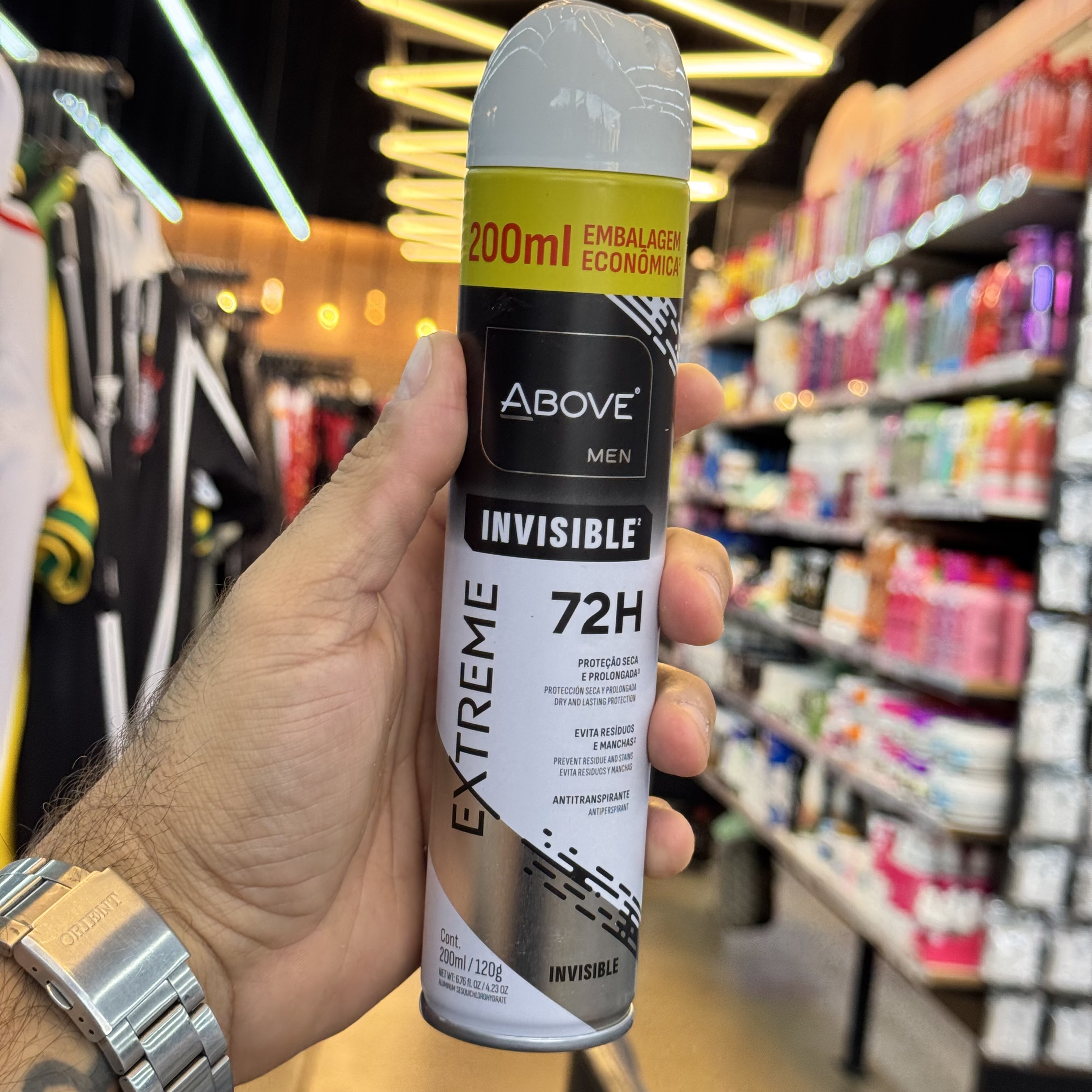 Antitranspirante Aerosol Above Men Invisible 200ml