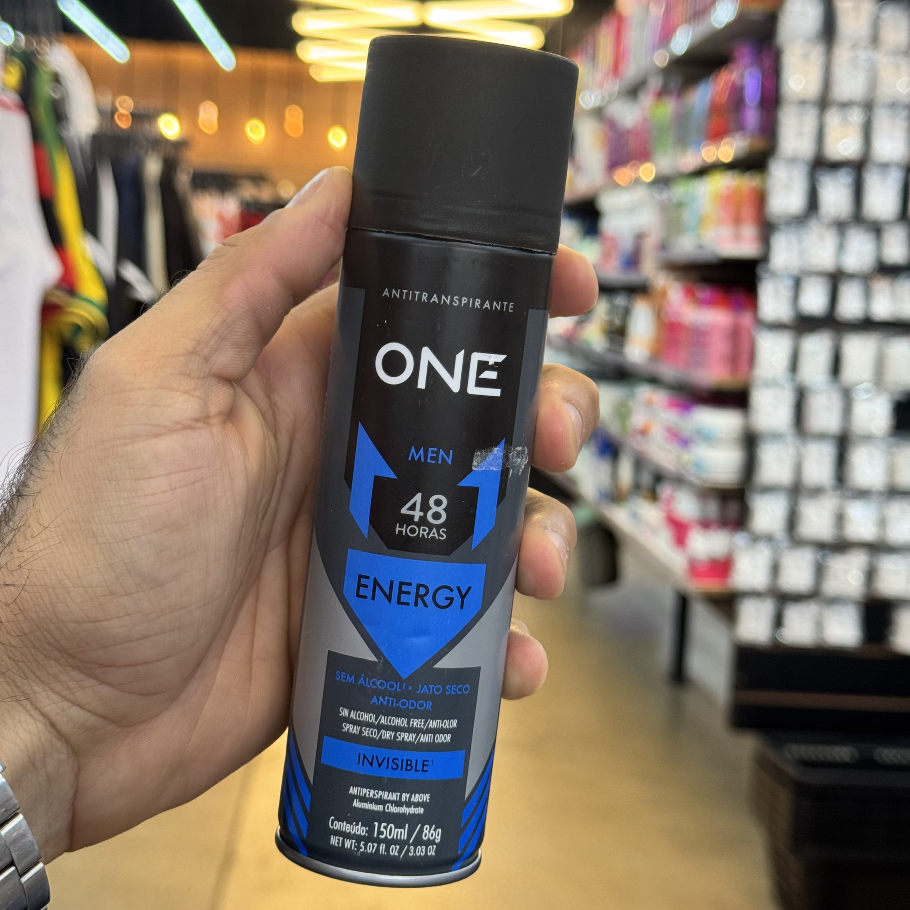 Antitranspirante Aerosol Above One Men Energy 150ml