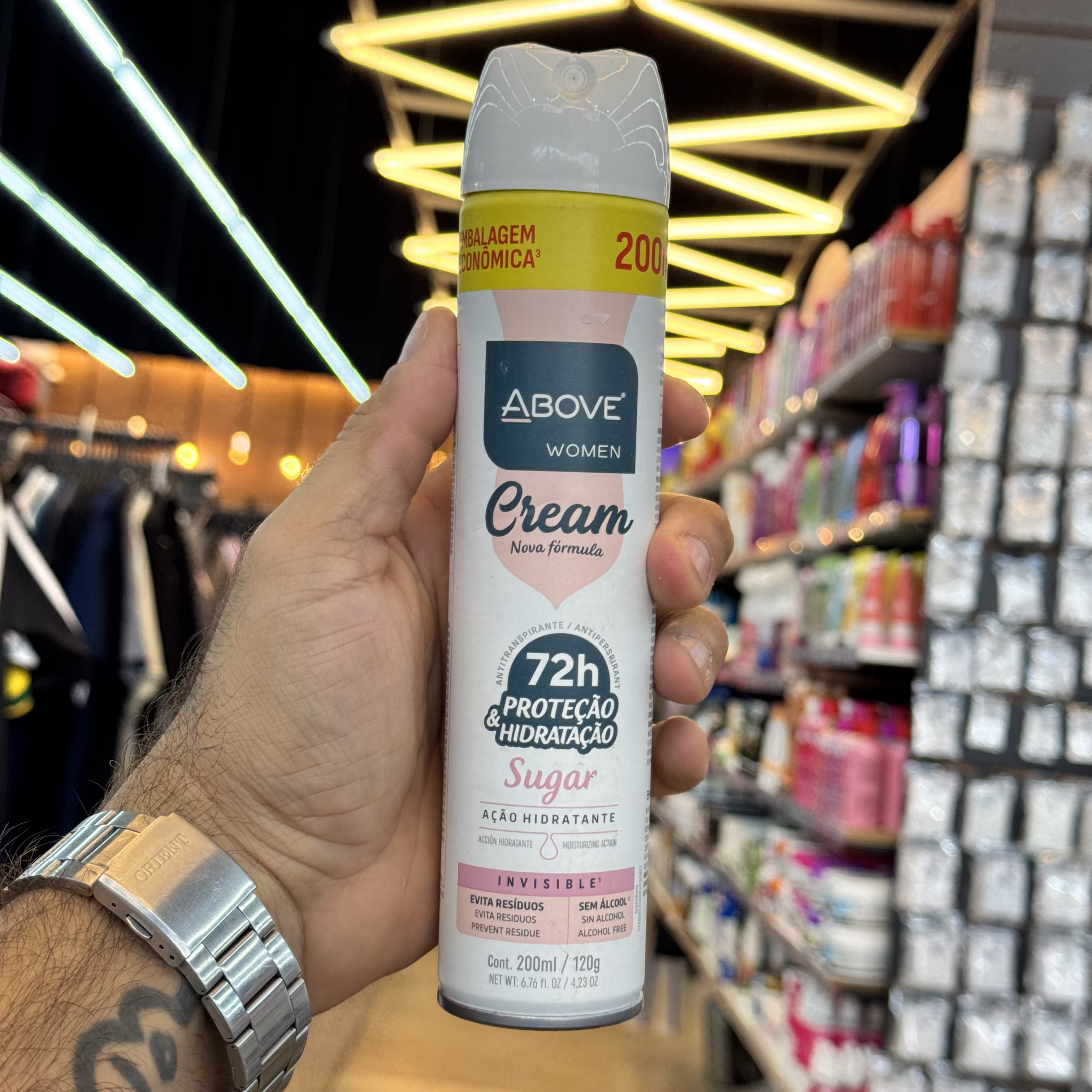 Antitranspirante Aerosol Above Women Cream Sugar 200ml