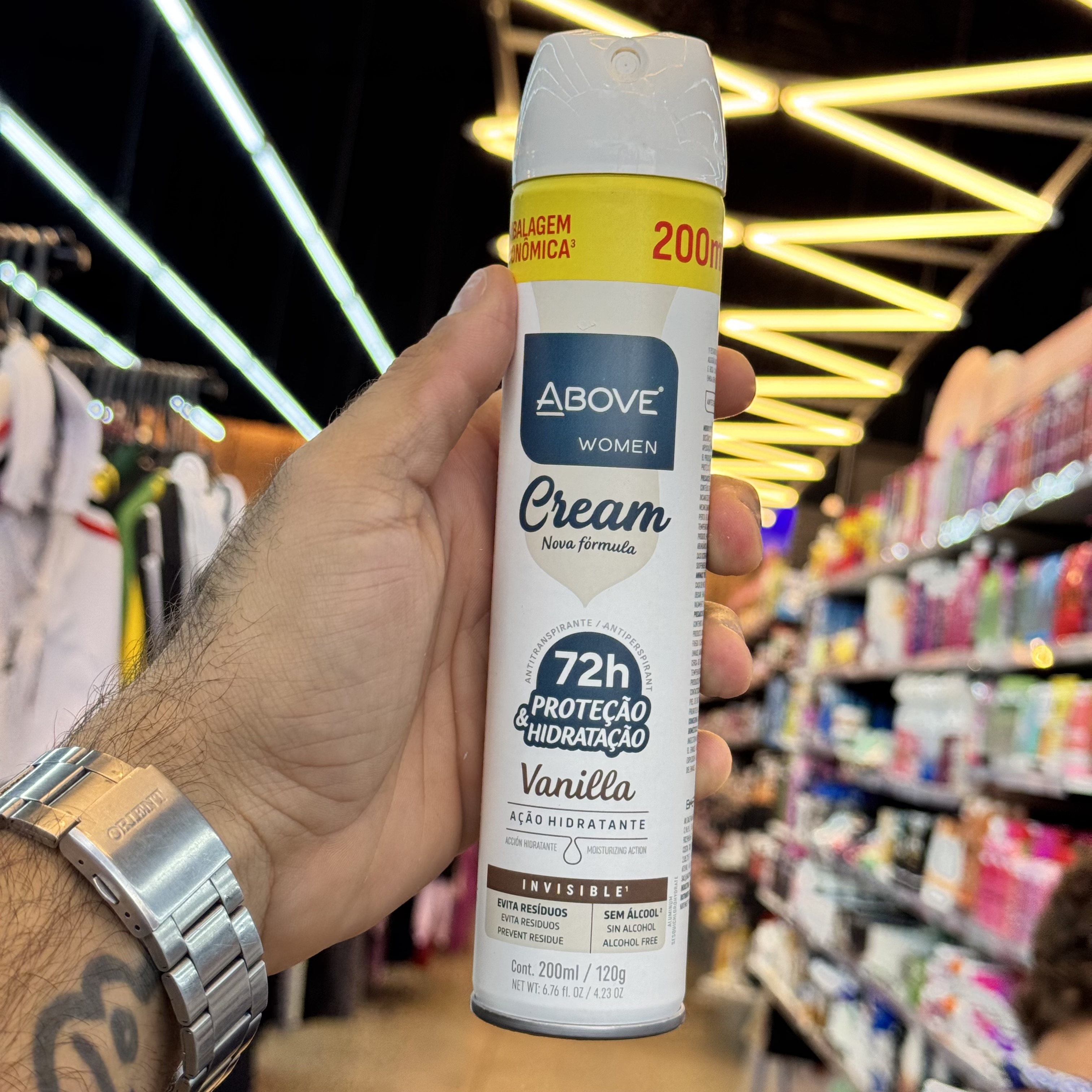 Antitranspirante Aerosol Above Women Cream Vanilla 200ml