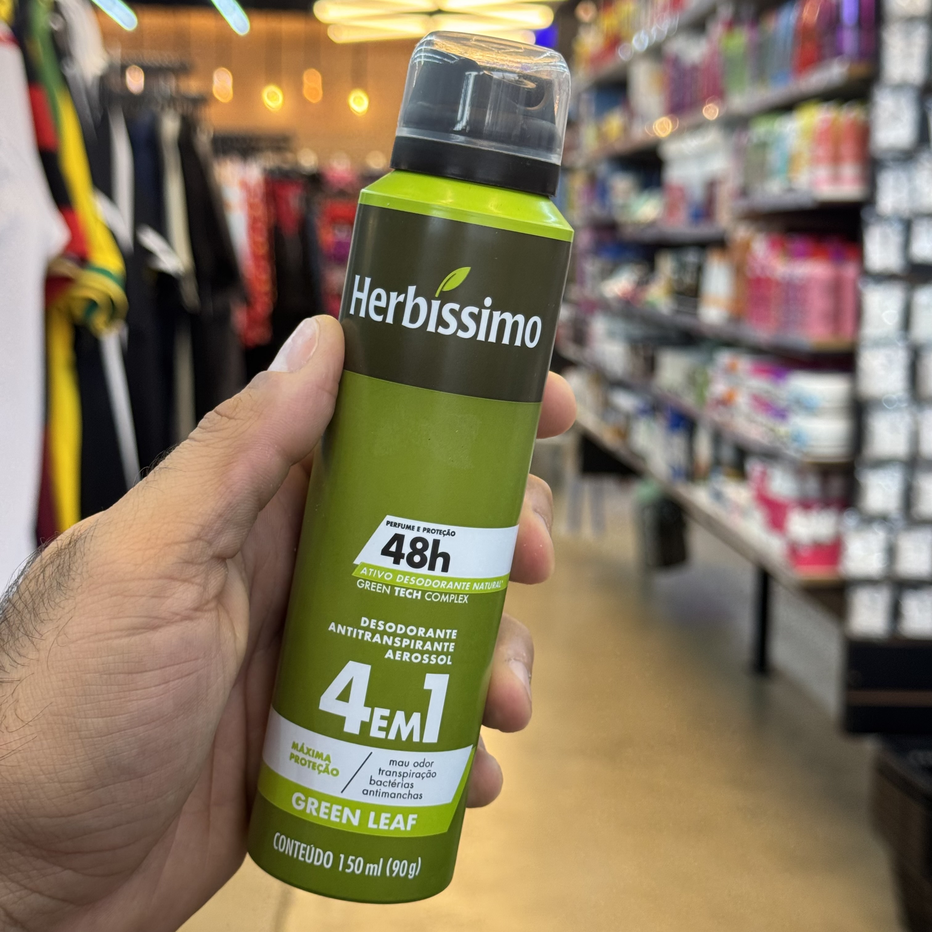 Antitranspirante Aerosol Herbíssimo Green Leaf 150ml