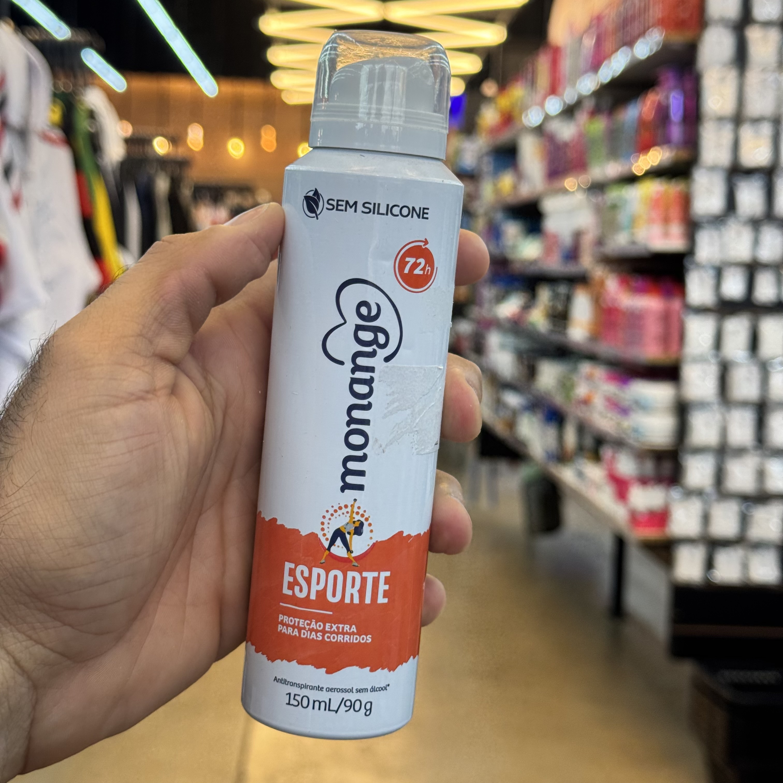 Antitranspirante Aerosol Monange Esporte 150ml