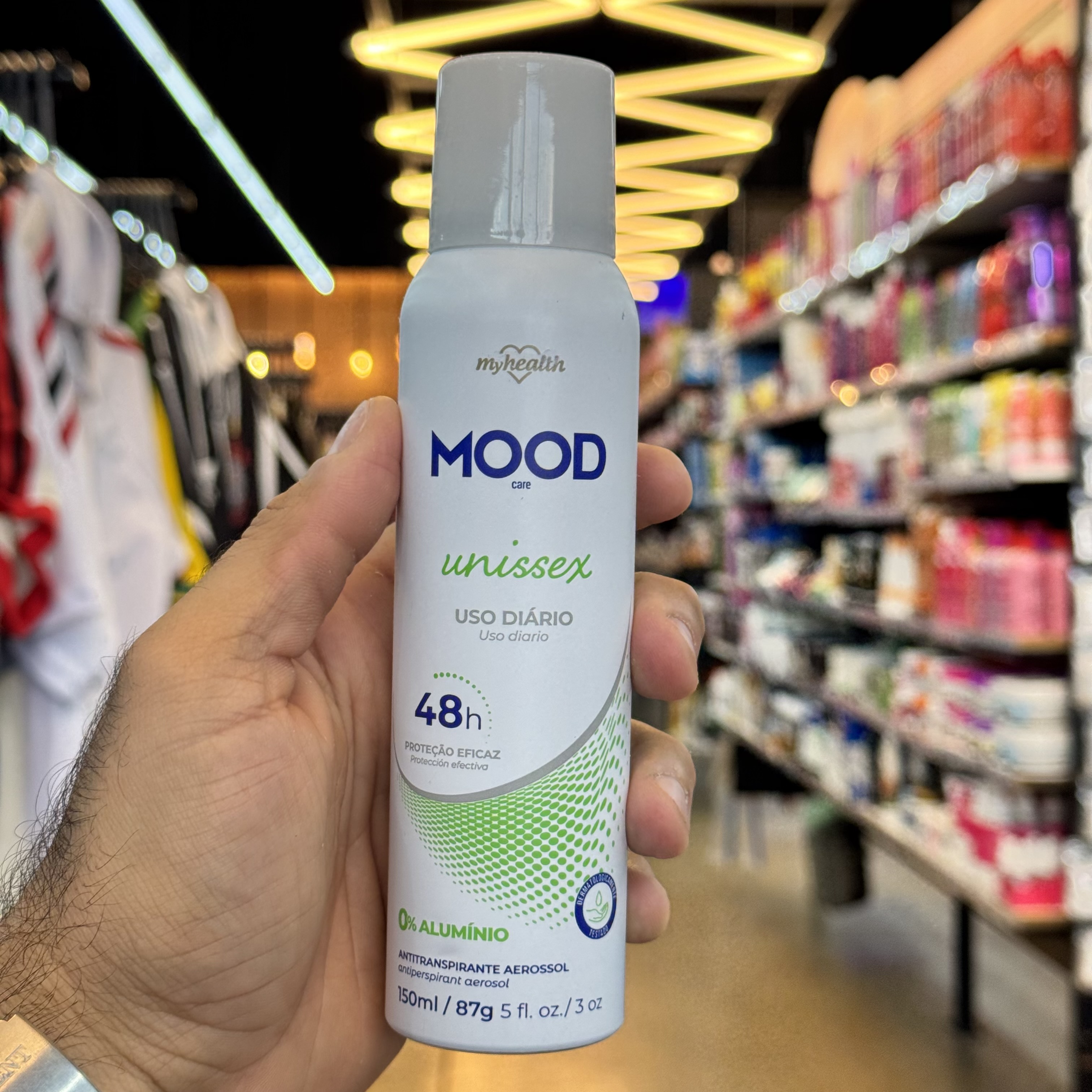 Antitranspirante Aerosol Mood Care Unissex Myhealth 150ml