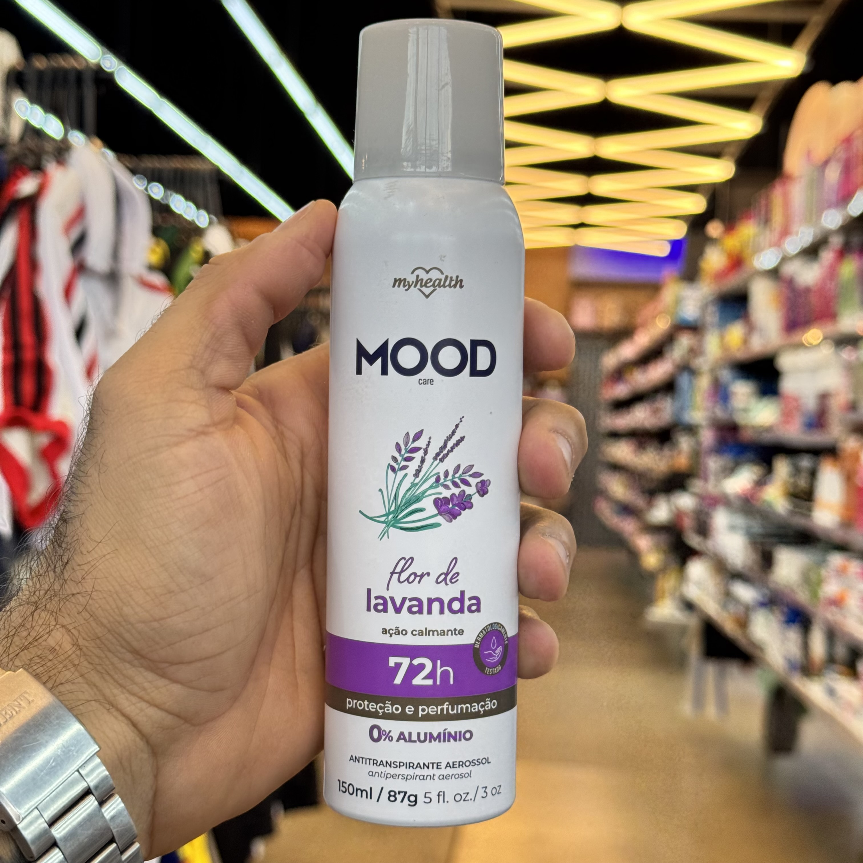 Antitranspirante Aerosol Mood Flor de Lavanda 150ml