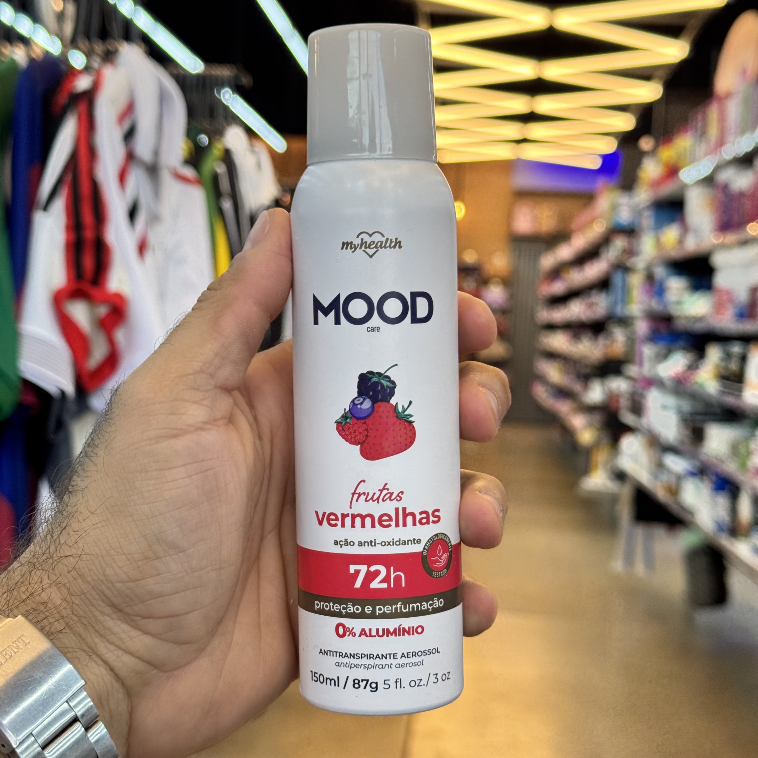Antitranspirante Aerosol Mood Frutas Vermelhas 150ml