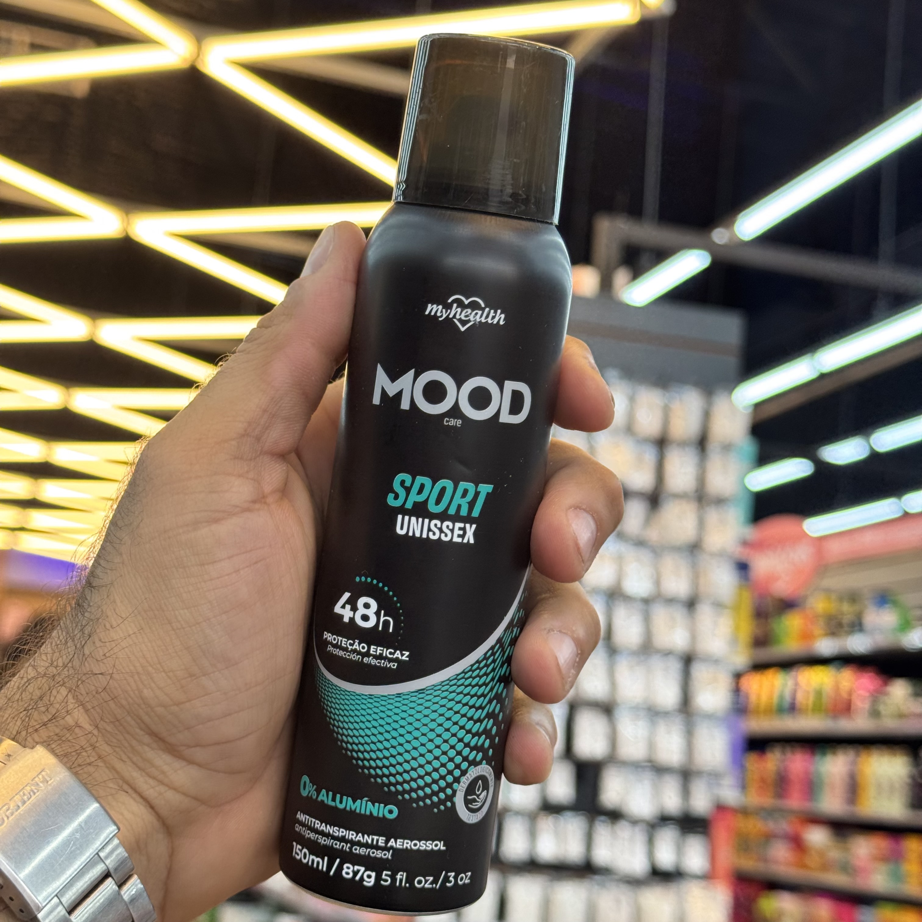 Antitranspirante Aerosol Mood Sport Unissex 150ml