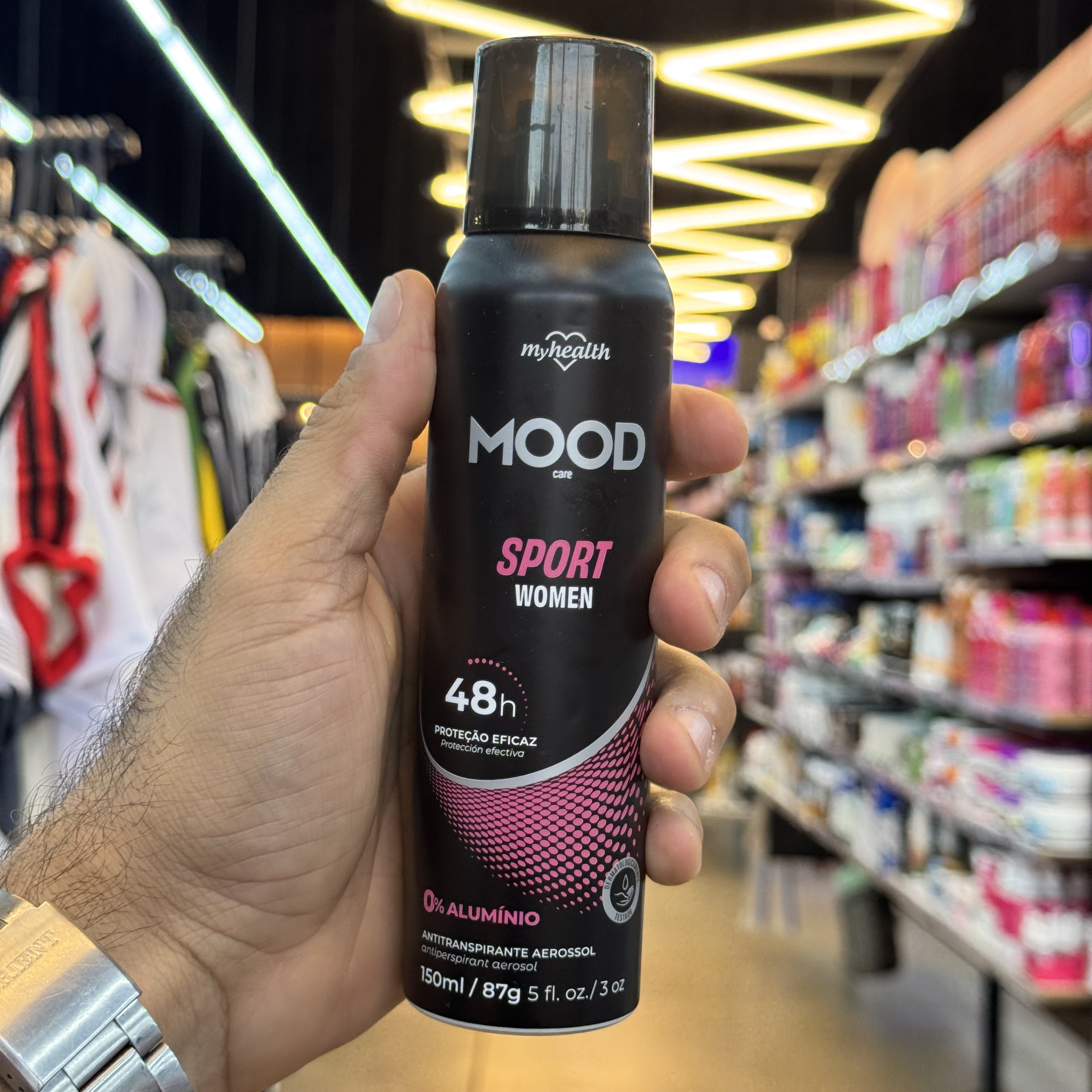 Antitranspirante Aerosol Mood Sport Women Myhealth 150ml