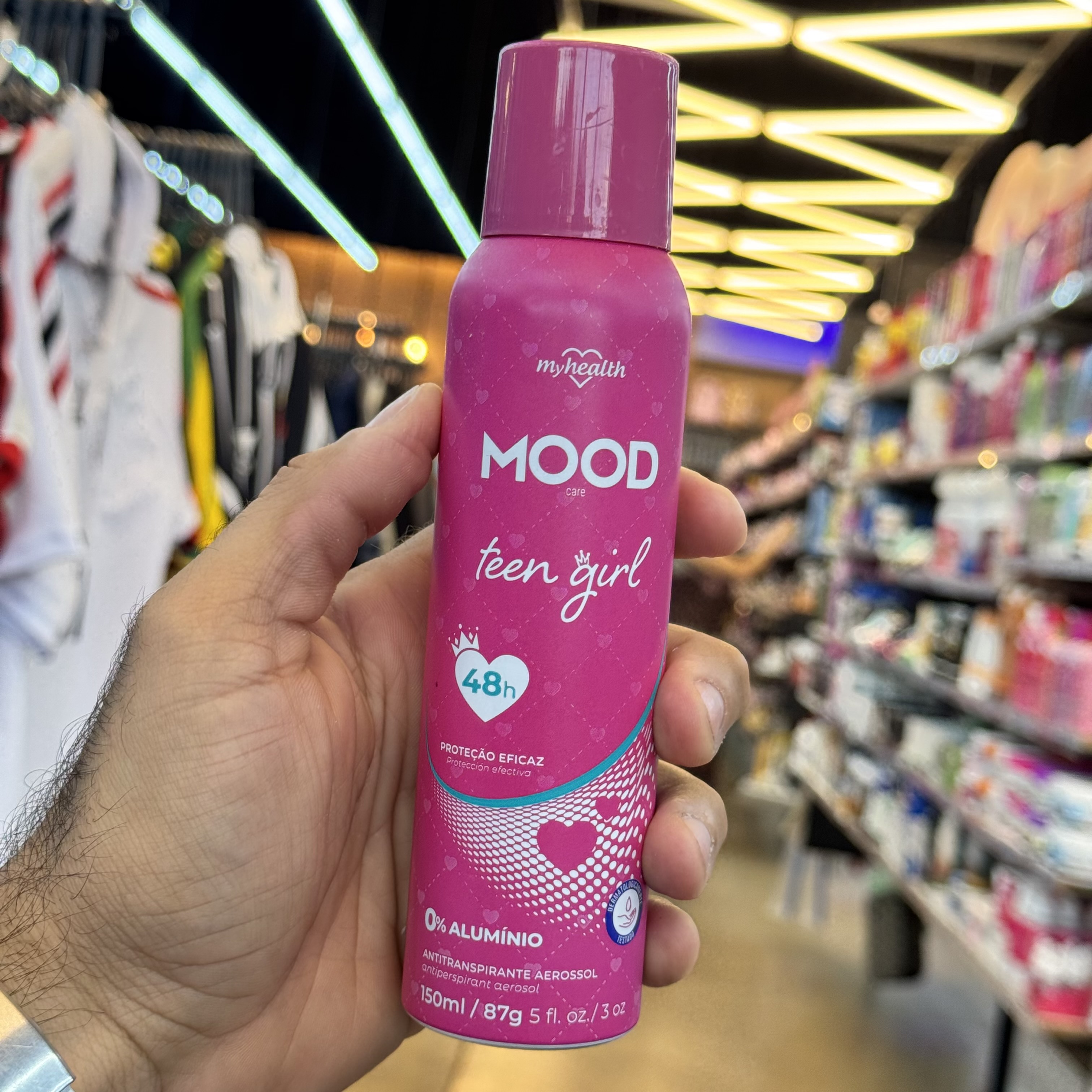 Antitranspirante Aerosol Mood Teen Girl Myhealth 150ml