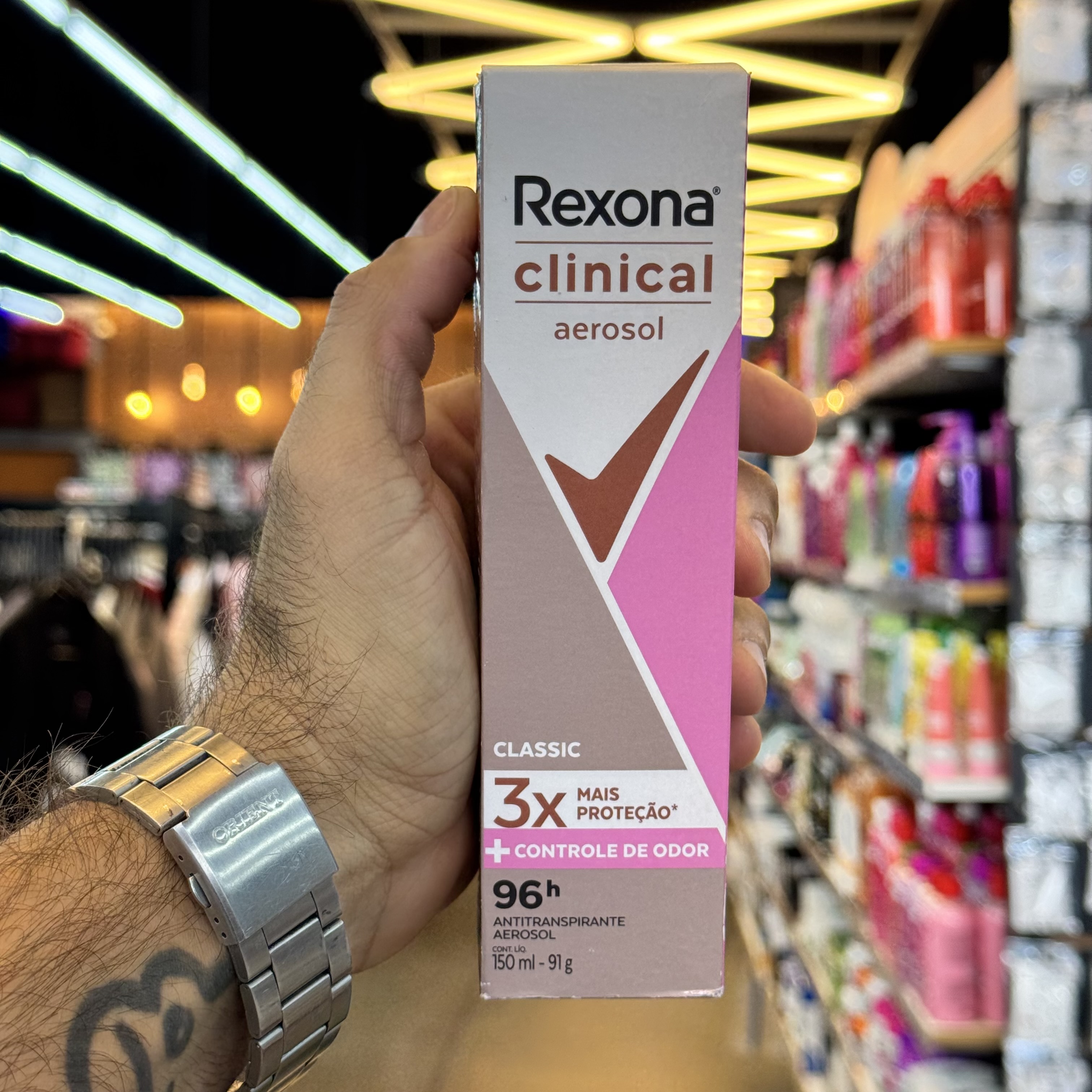 Antitranspirante Aerosol Rexona Clinical Women 150ml
