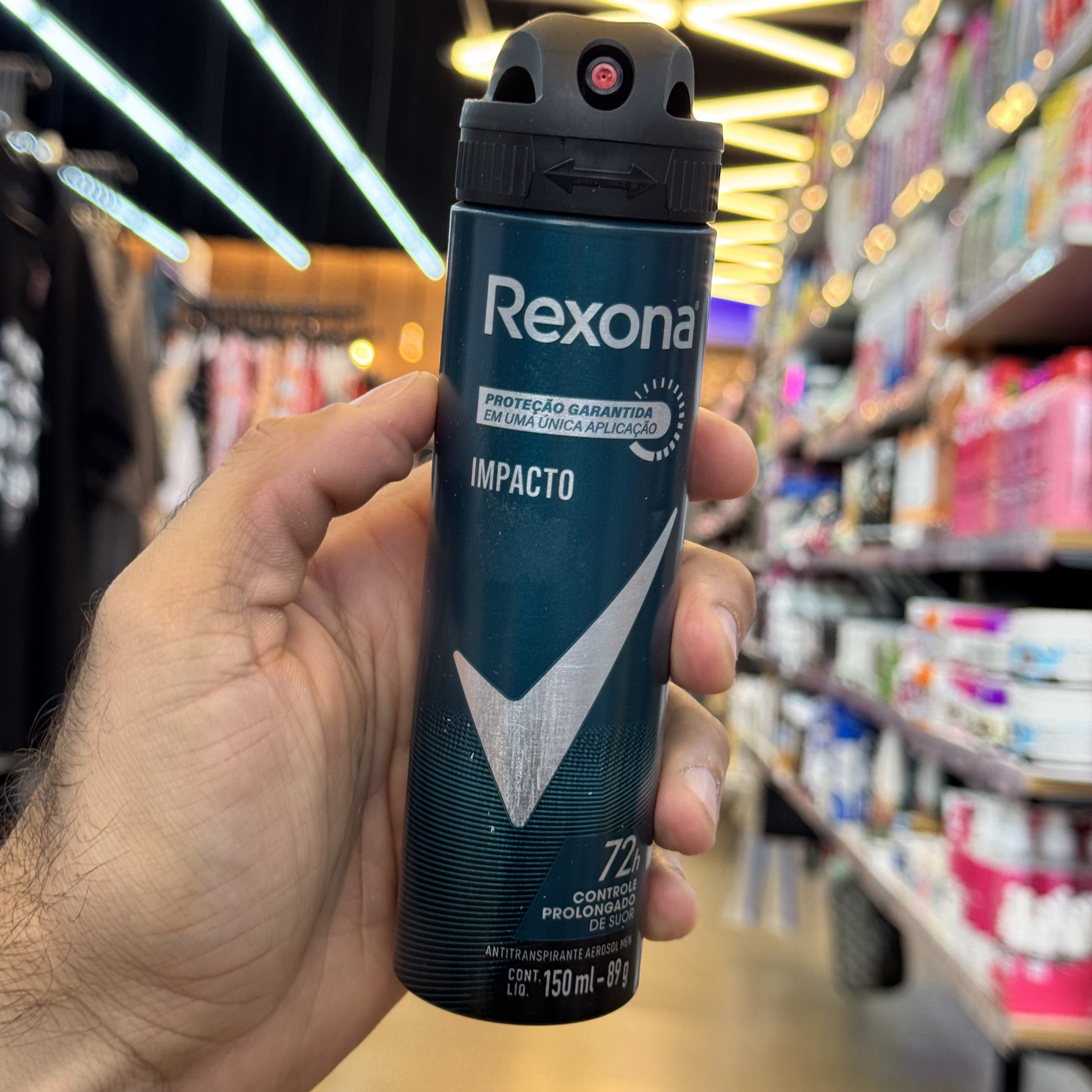 Antitranspirante Aerosol Rexona Men Impacto 150ml