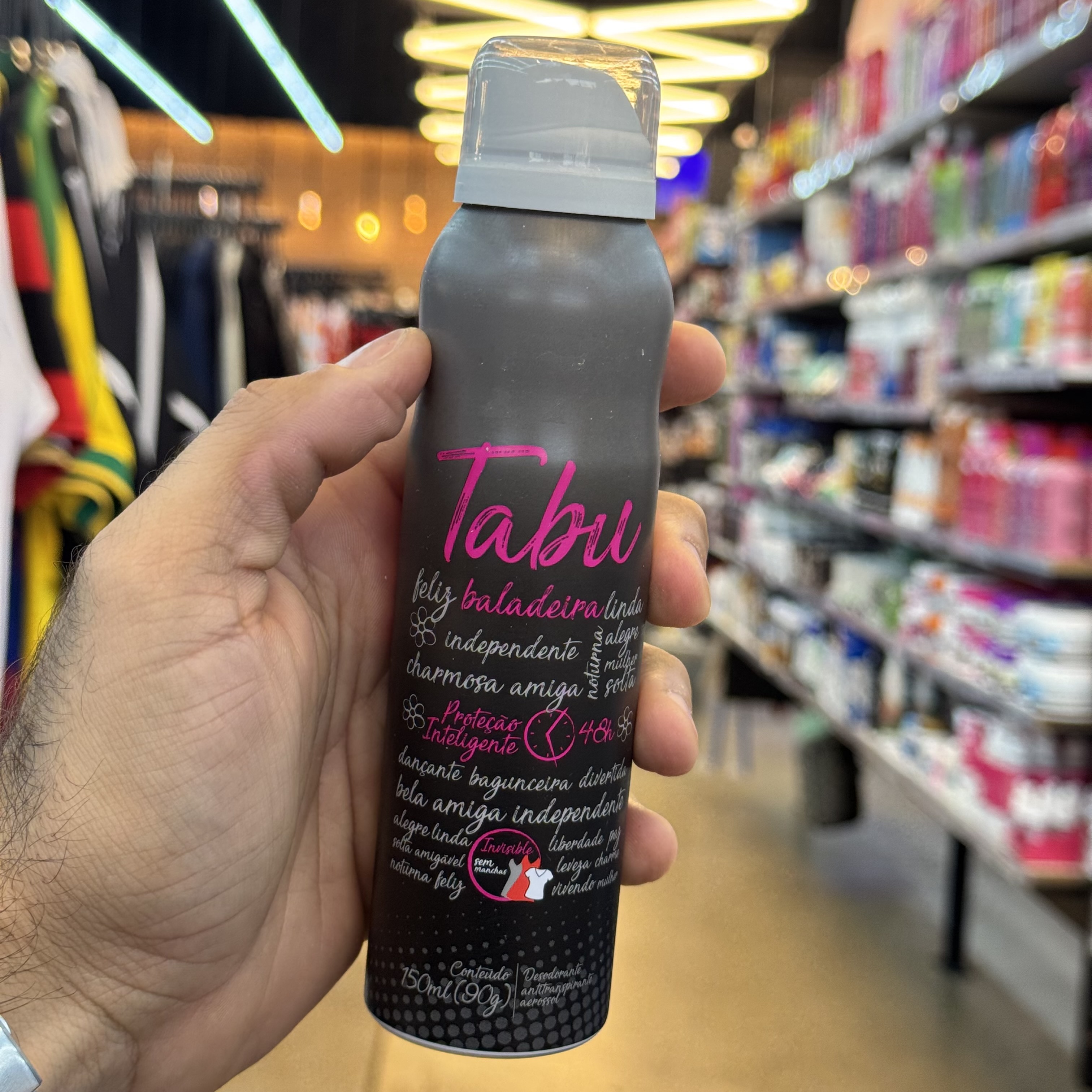 Antitranspirante Aerosol Tabu Baladeira 150ml