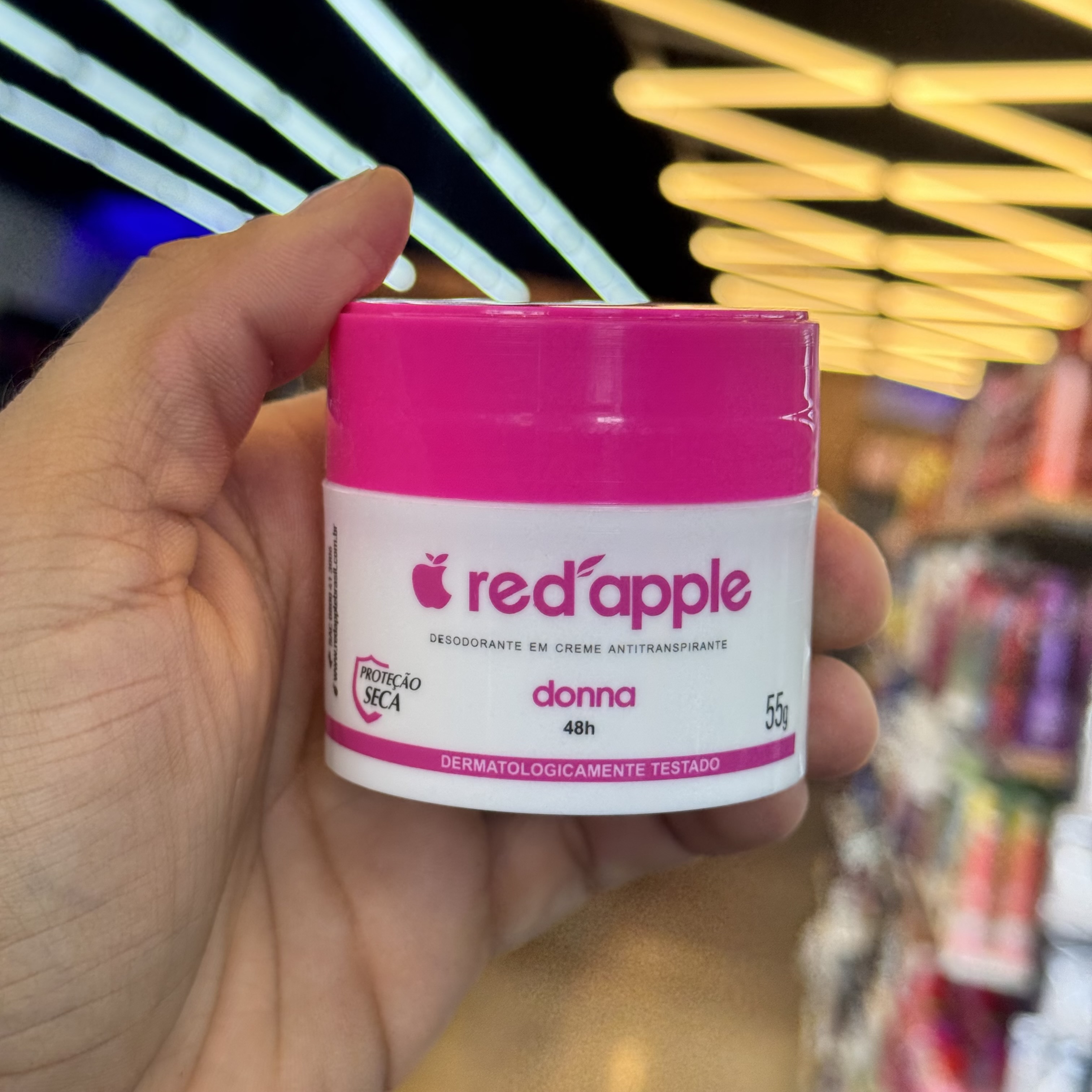 Antitranspirante Red Apple em Creme Donna 55g