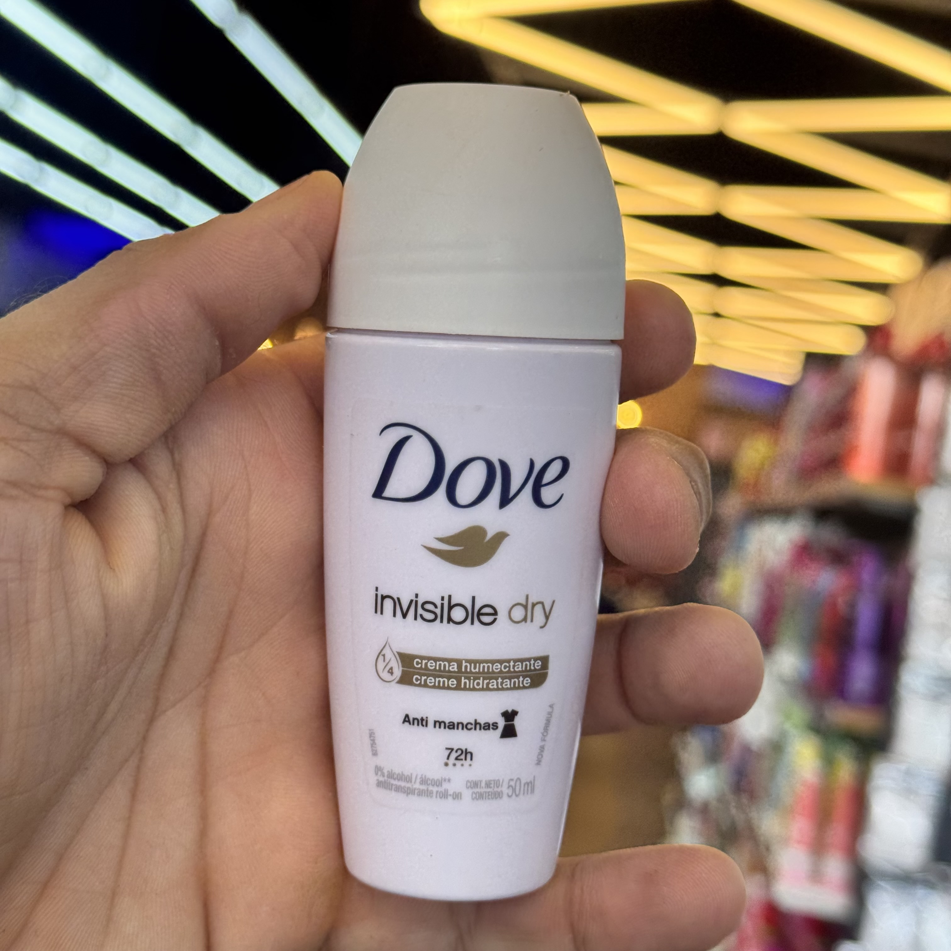 Antitranspirante Rollon Dove Invisible Dry 50ml