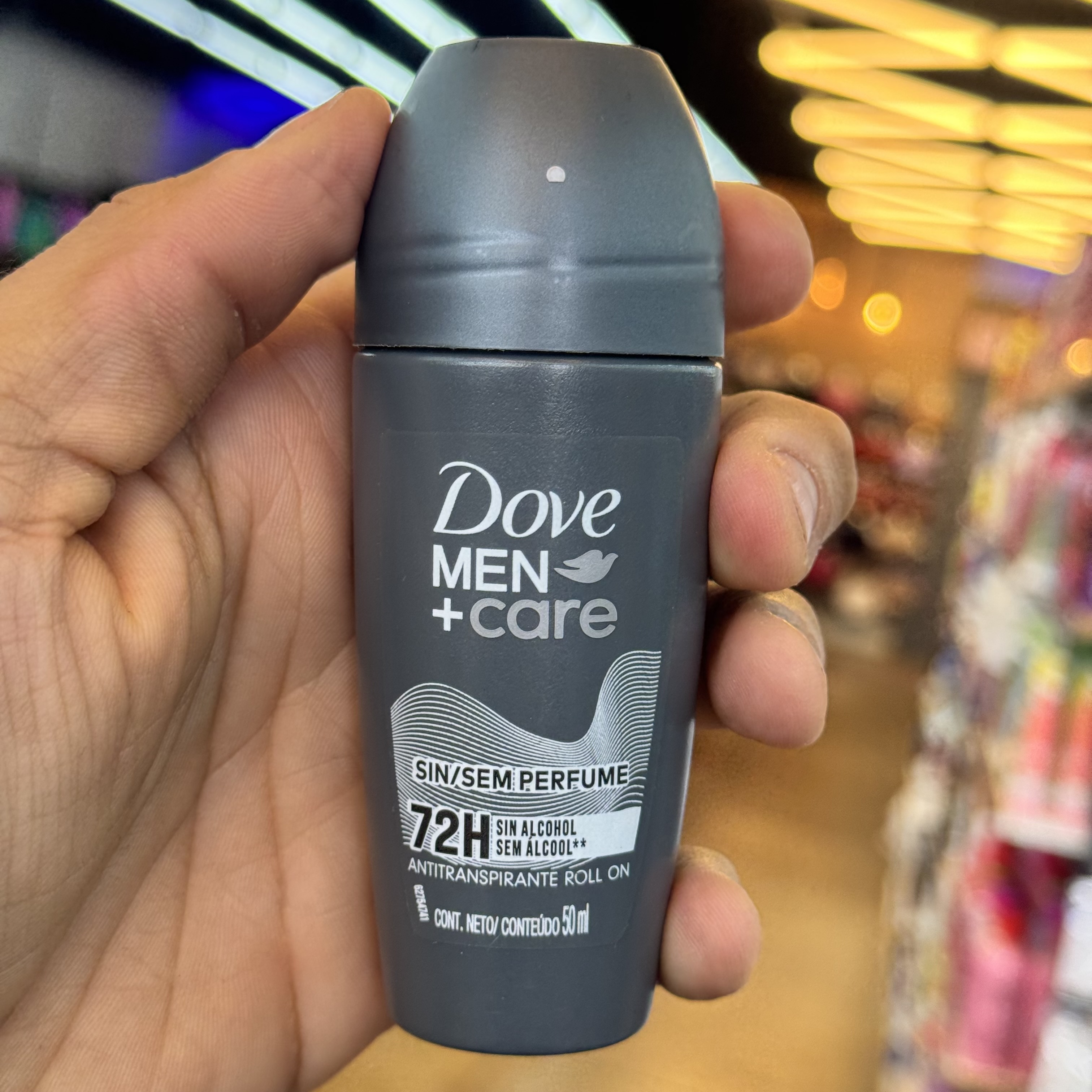 Antitranspirante Rollon Dove men Sem perfume  50ml