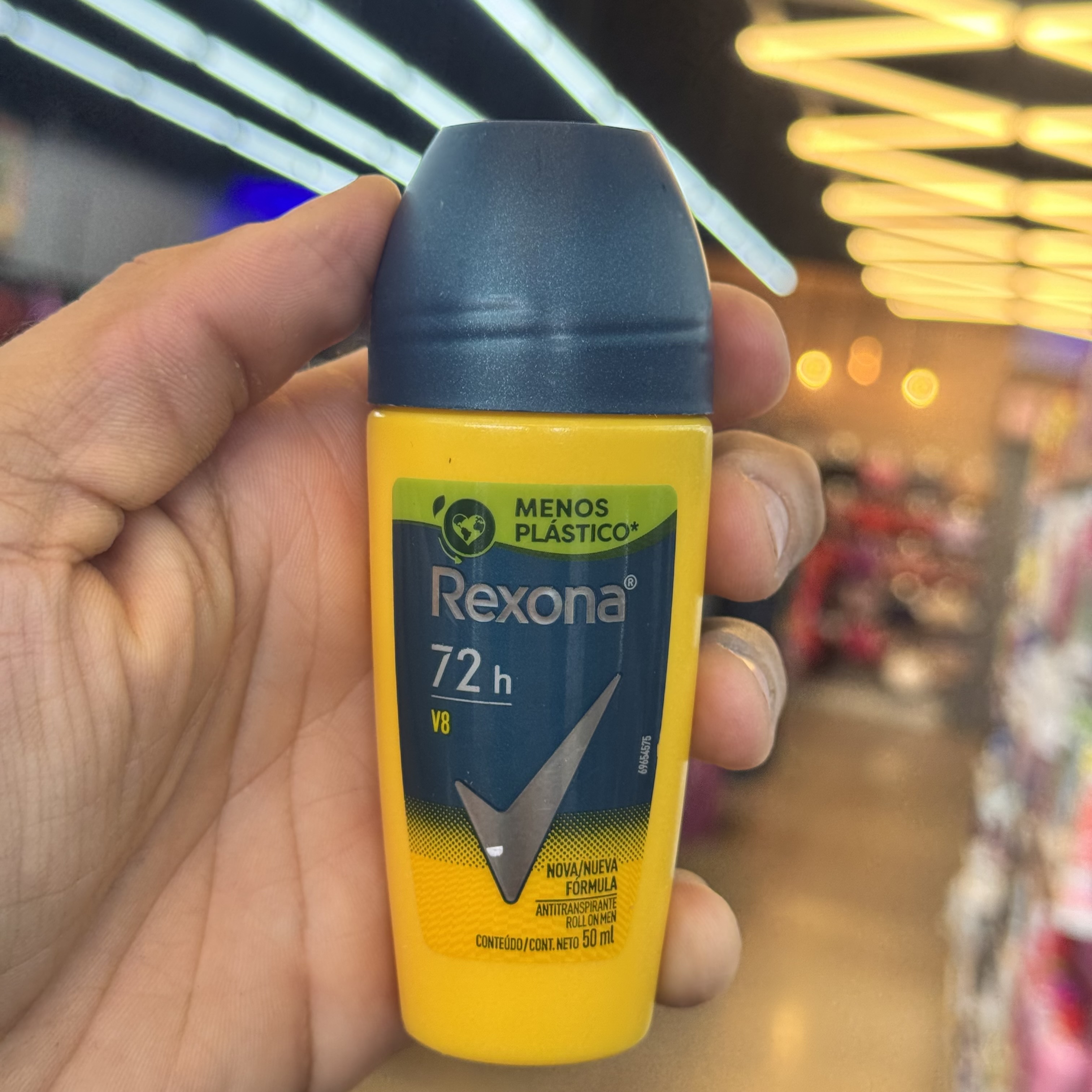 Antitranspirante Rollon Rexona V8 50ml