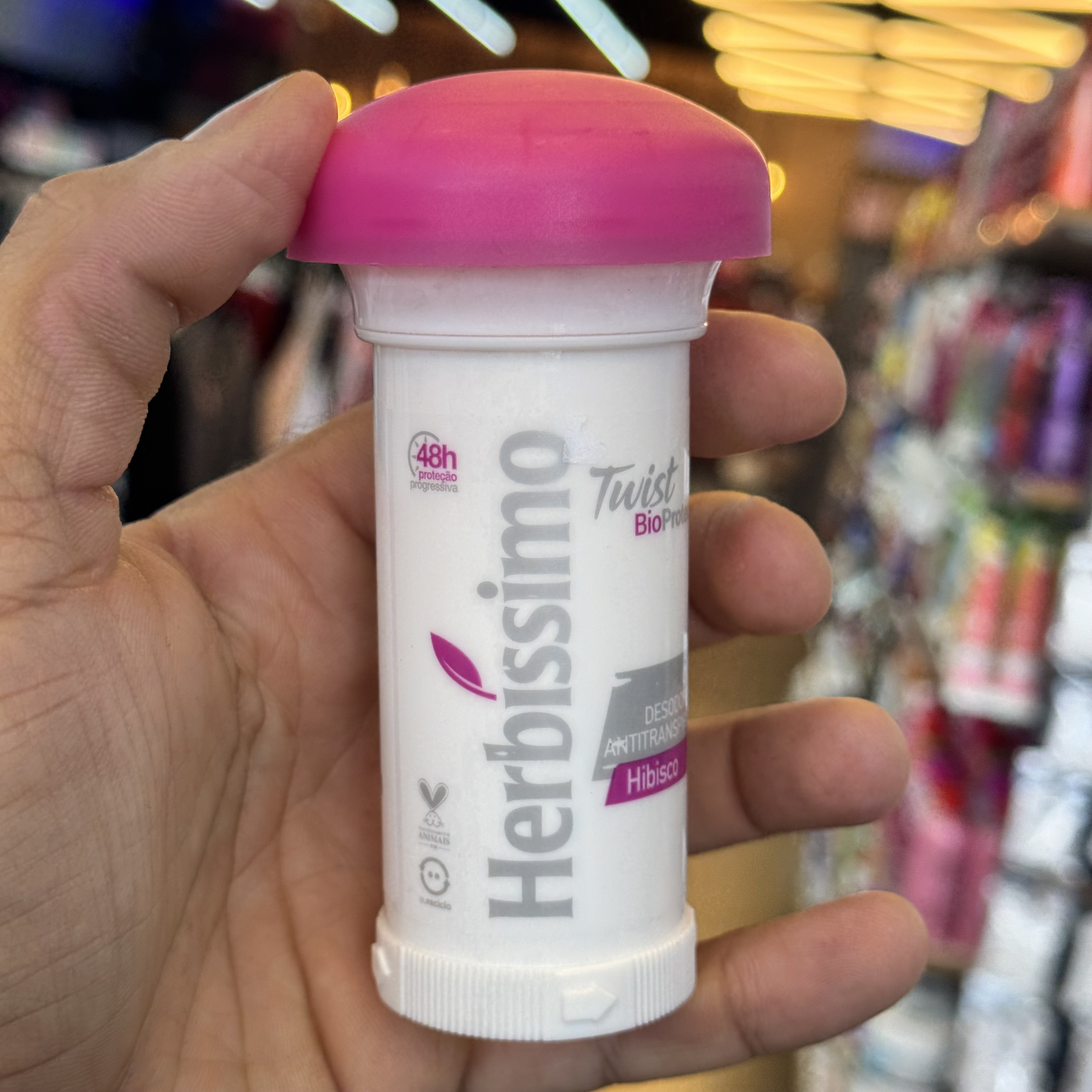Antitranspirante Stick Herbíssimo em Creme Hibisco 45g