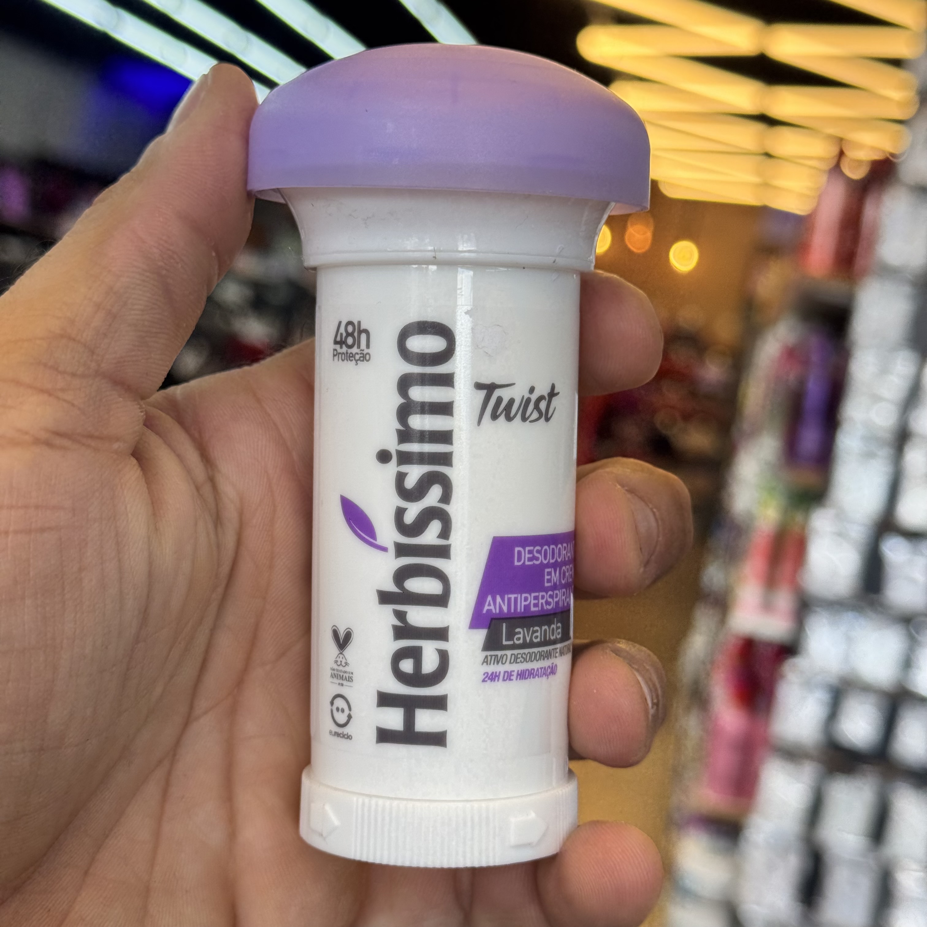 Antitranspirante Stick Herbíssimo em Creme Lavanda 45g