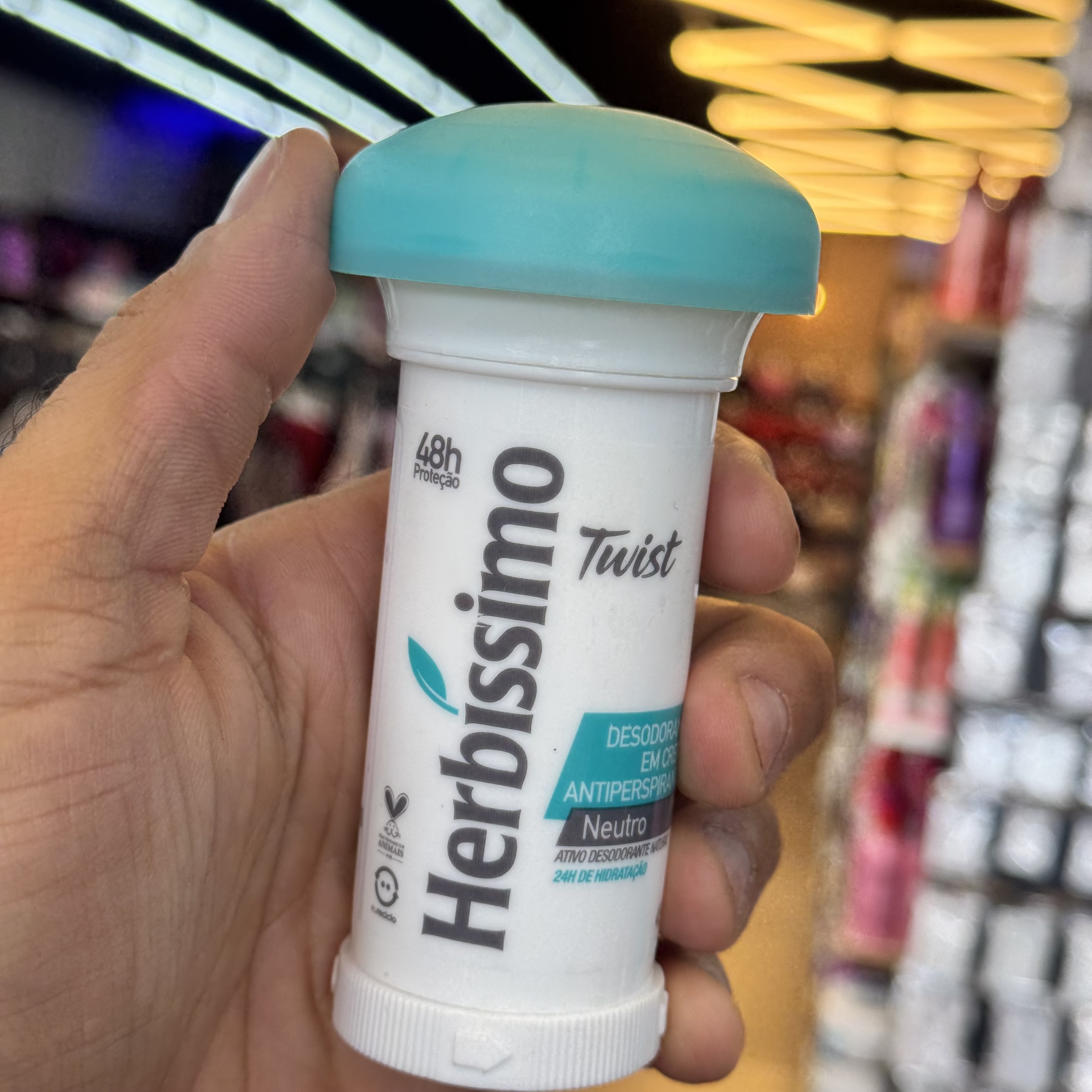 Antitranspirante Stick Herbíssimo em Creme Neutro 45g