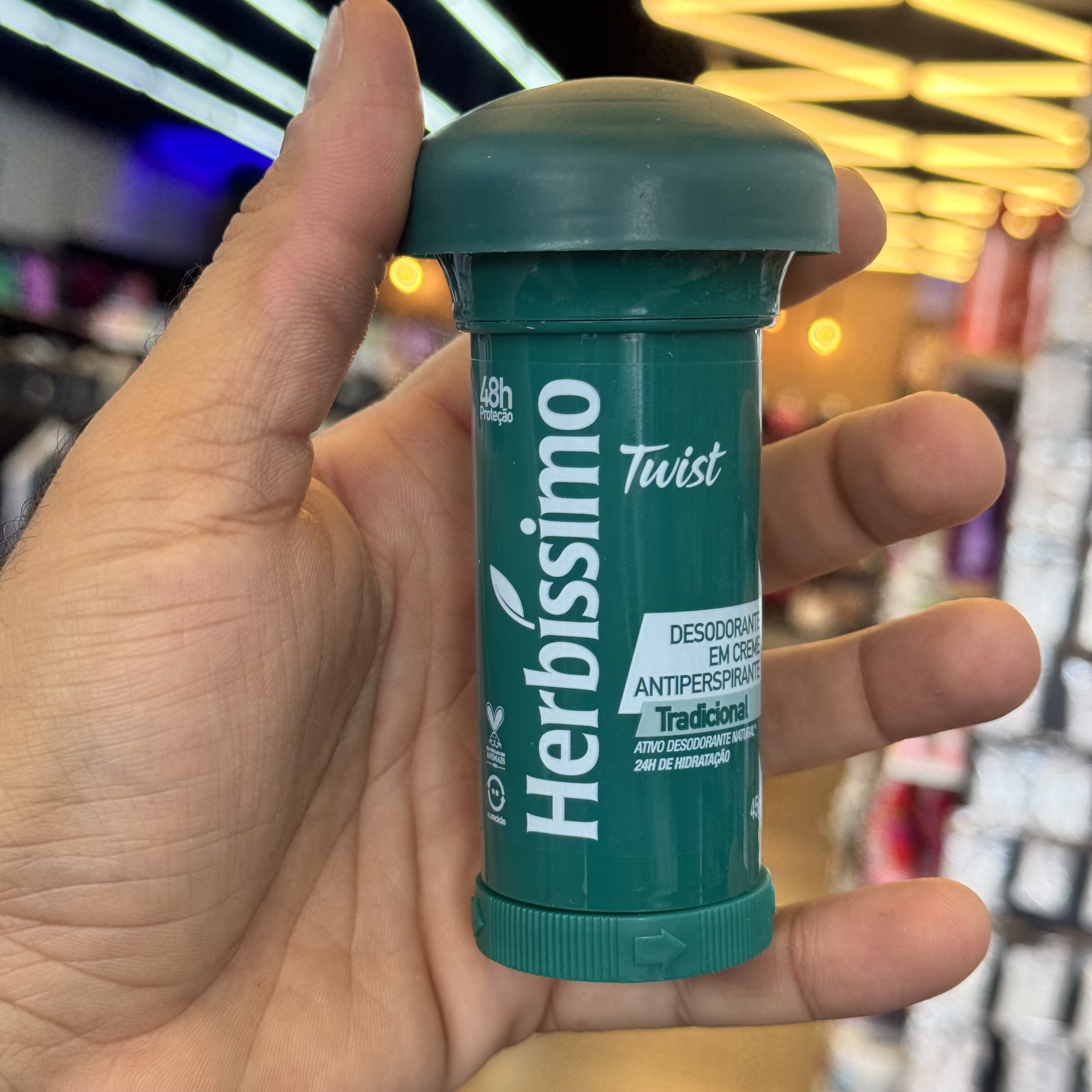 Antitranspirante Stick Herbíssimo em Creme Tardicional 45g