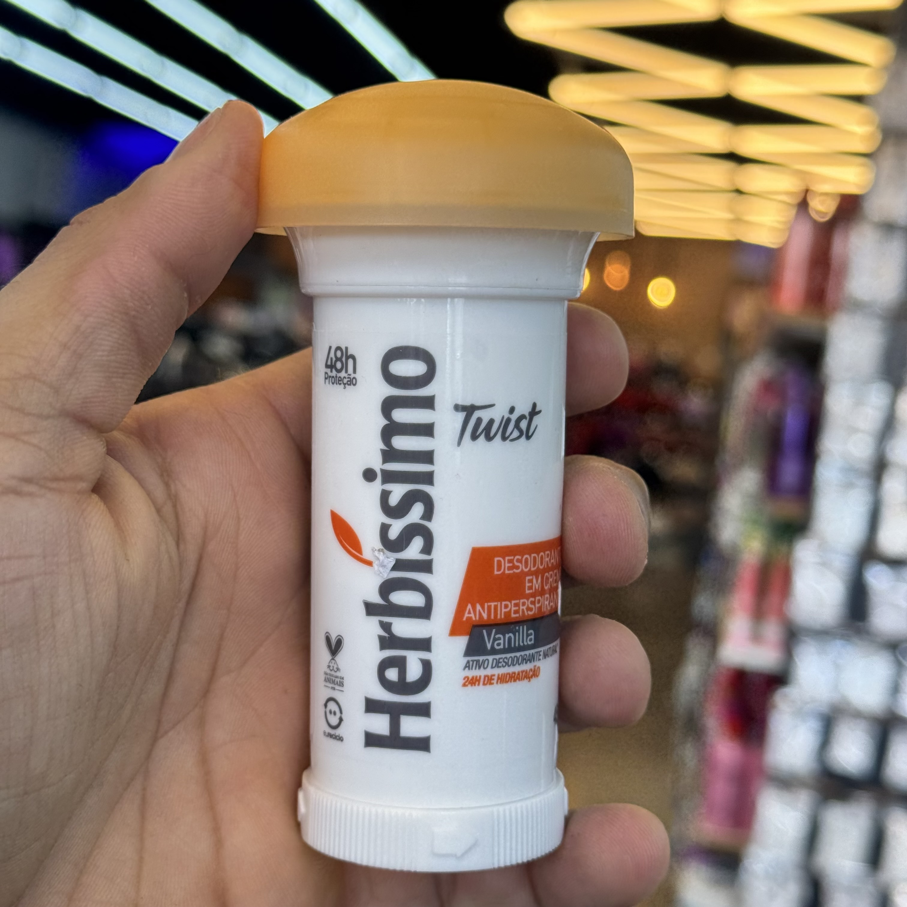 Antitranspirante Stick Herbíssimo em Creme Vanilla 45g