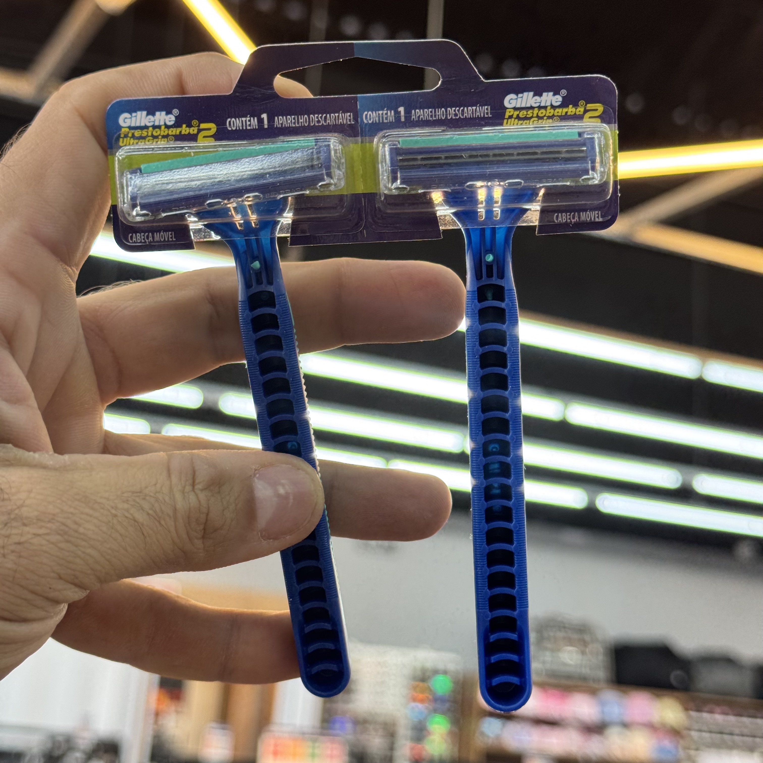 APARELHO PRESTOBARBA ULTRAGRIP Gillete C/2 UNID.