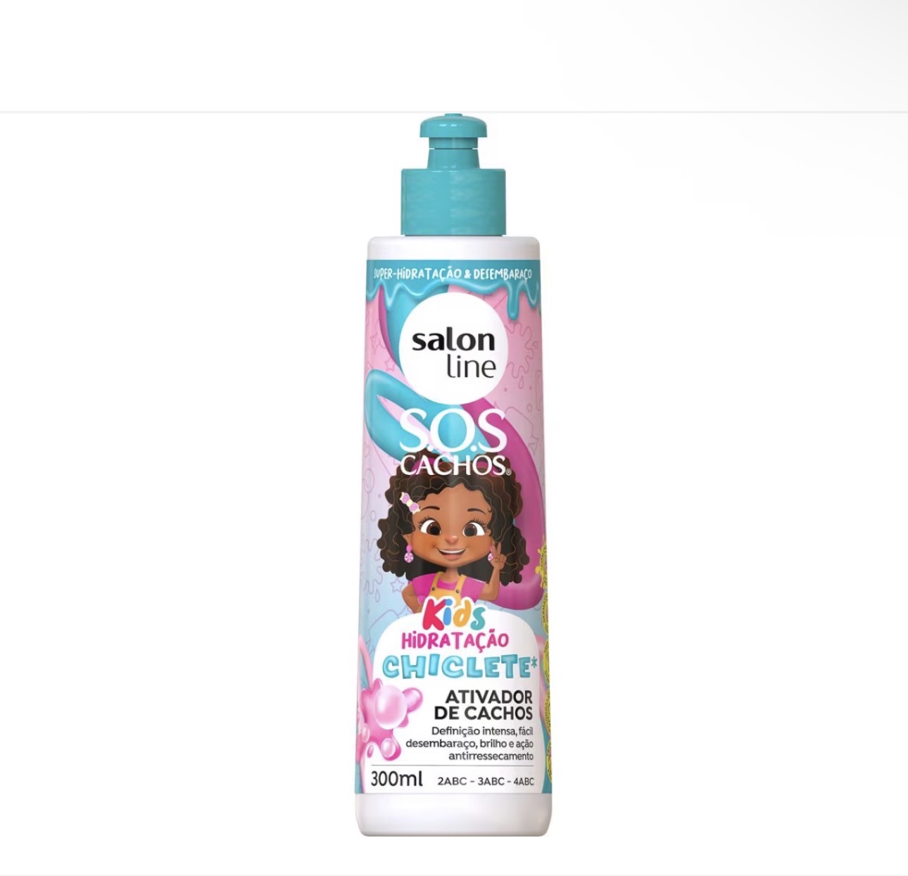 Ativador de Cachos Kids Chiclete Salon line 300ml