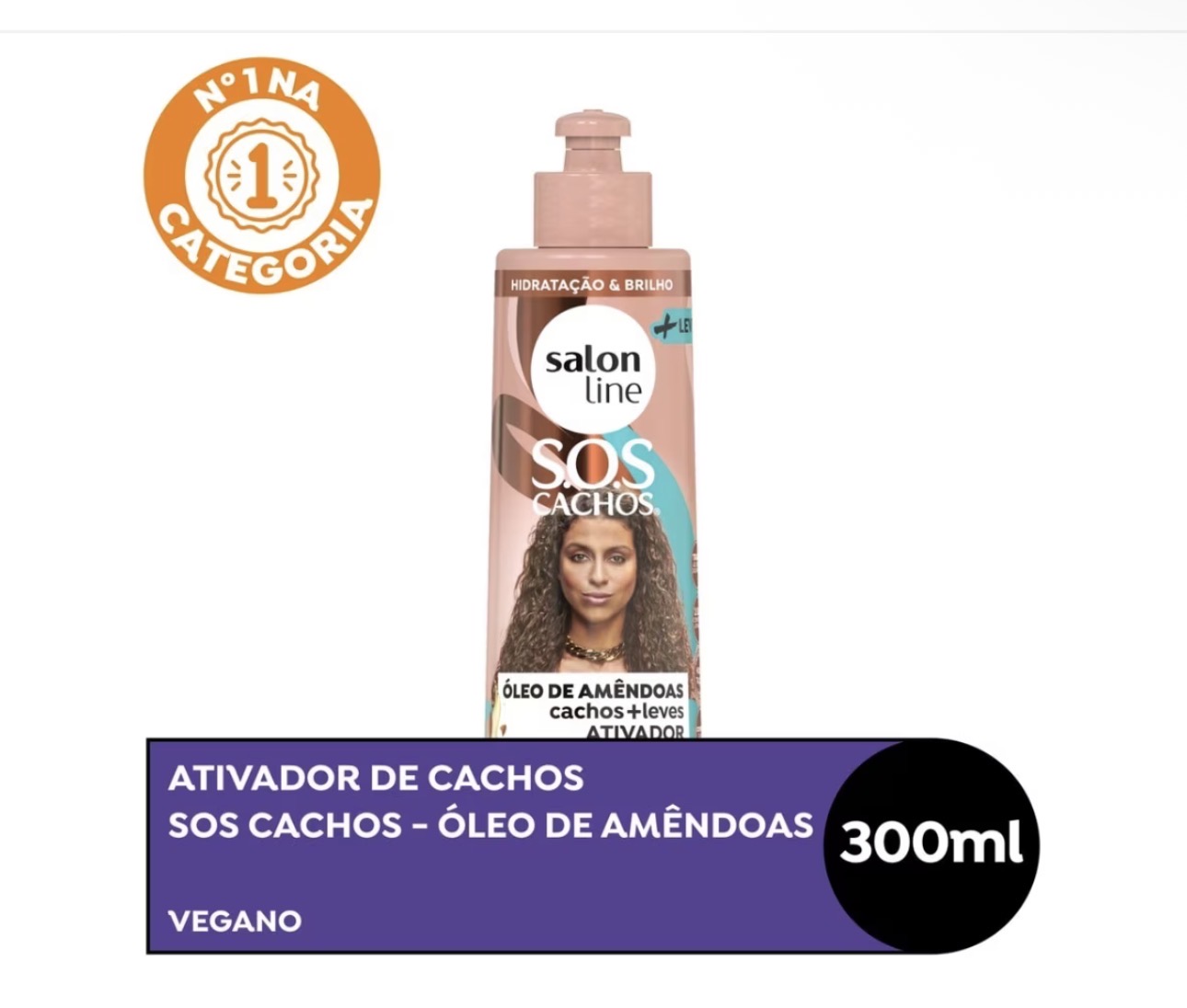 Ativador de Cachos Super Óleos Salon line 300ml