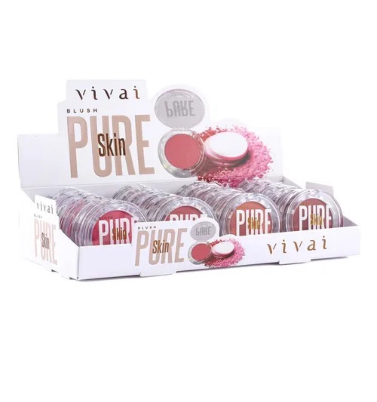 Blush Compacto Pure Skin Vivai 1105.1.1
