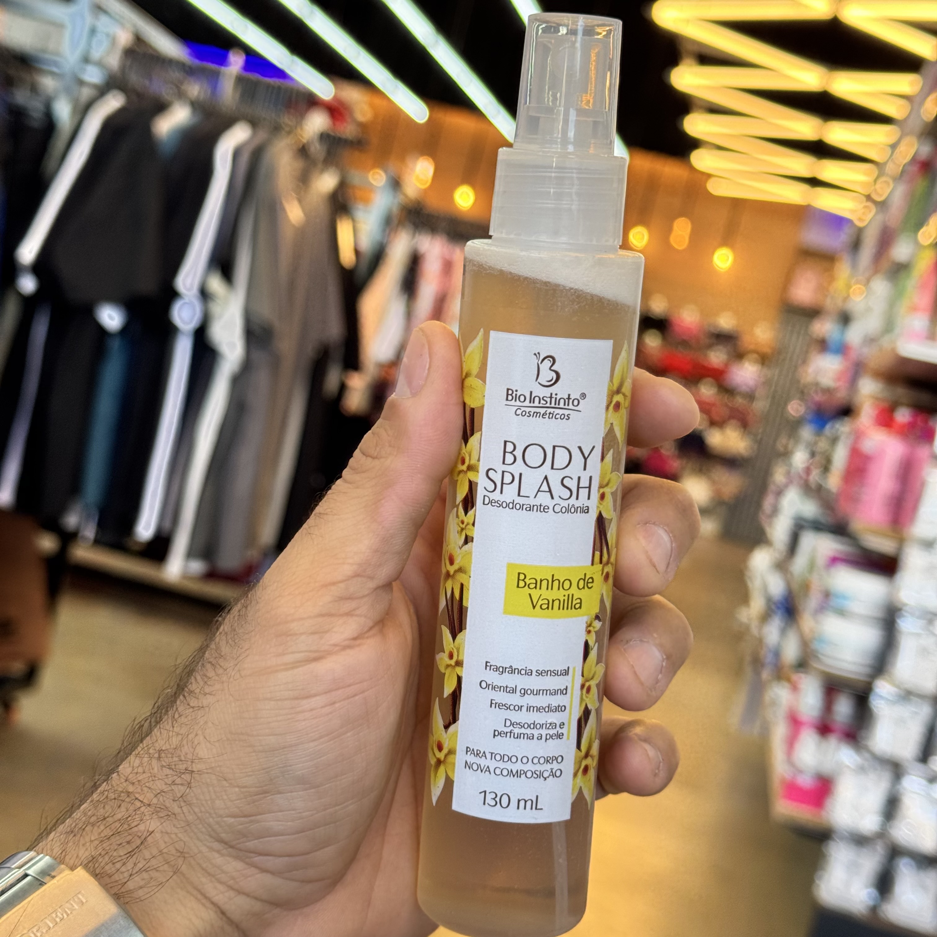 Body Splash Banho de Vanilla Bio Instinto