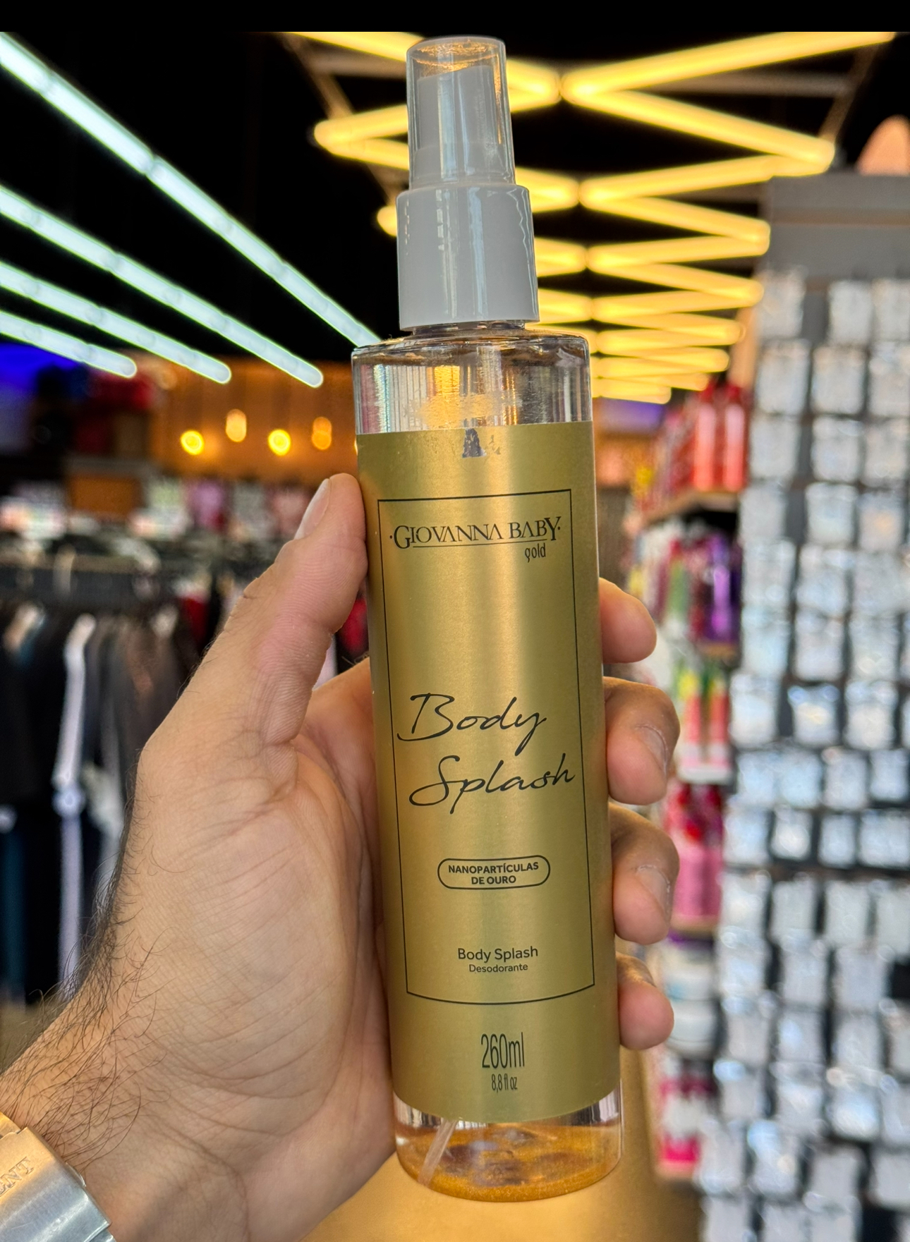 Body Splash Desodorante Gold Giovanna Baby 260ml