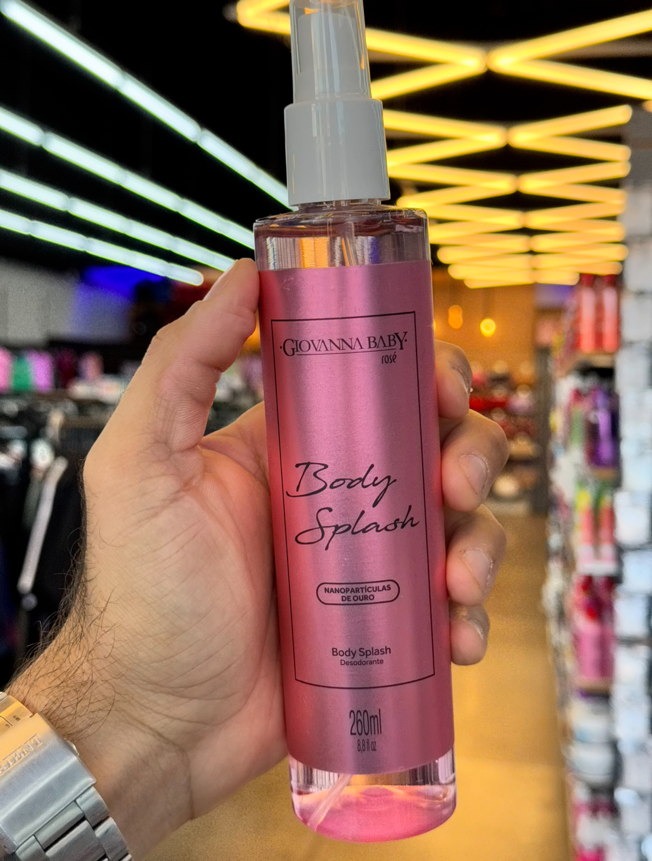Body Splash Desodorante Rose Giovanna Baby 260ml