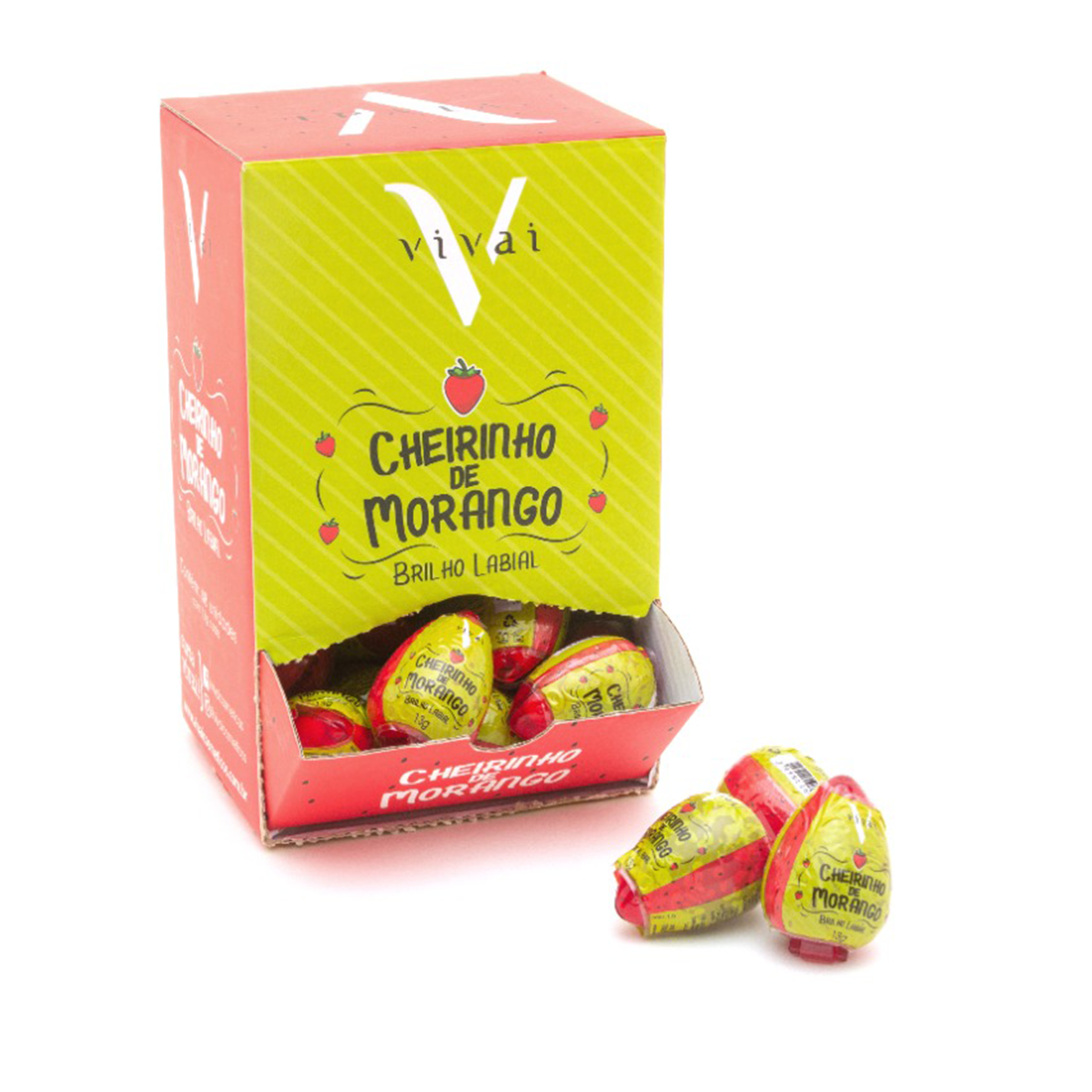 Brilho Labial Cheirinho de Morango VIVAI 3061.1.5